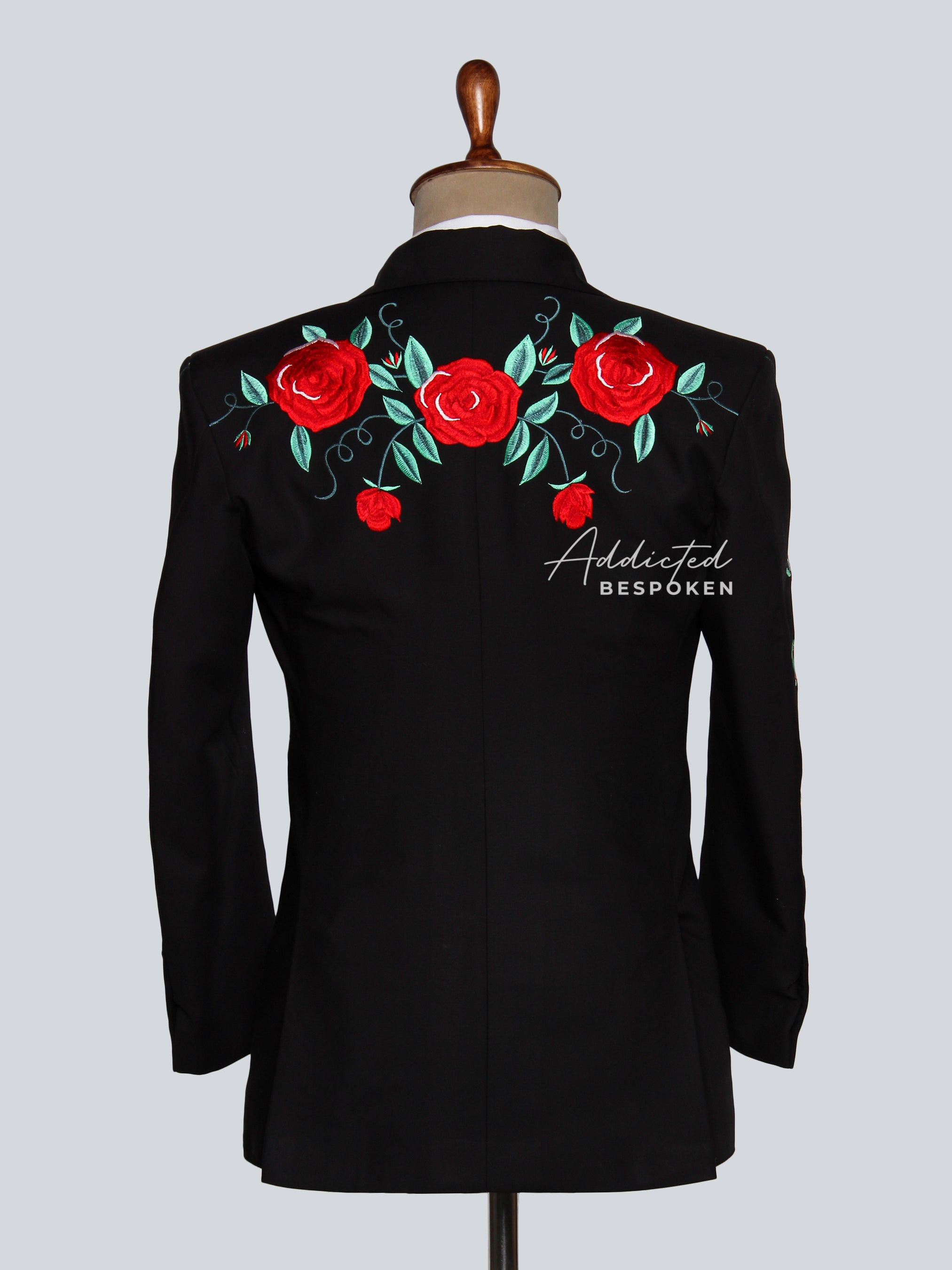 Bespoke Rose Pattern Attire Addicted Bespoken