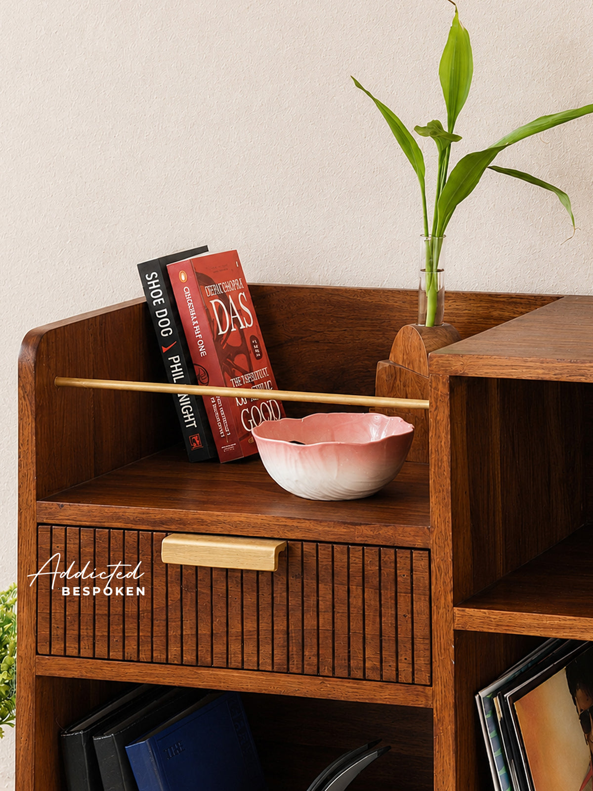 Wooden Record Player Stand