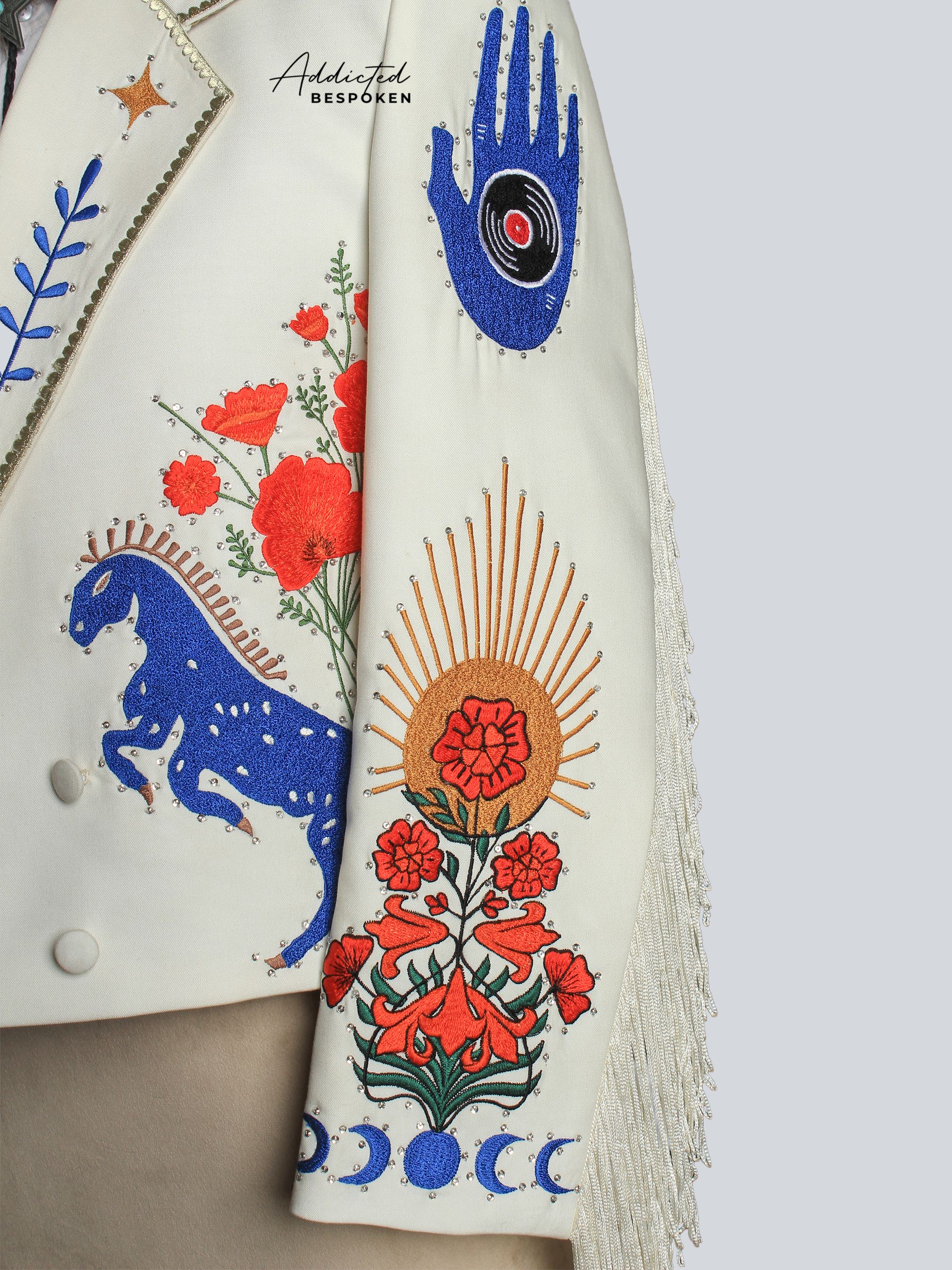 The Celestial Mustang Embroidered Suit