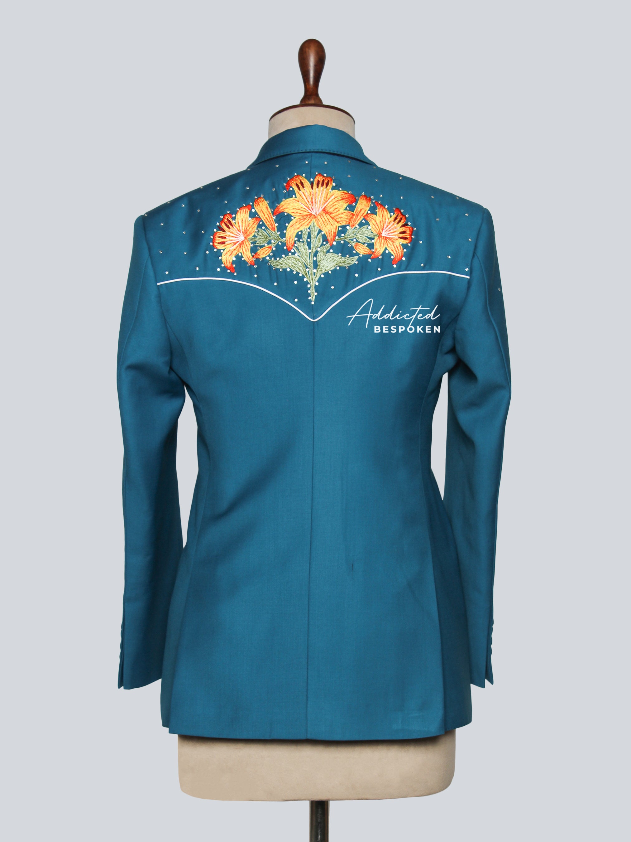 Mariachi-Inspired Artistic Embroidered Suit