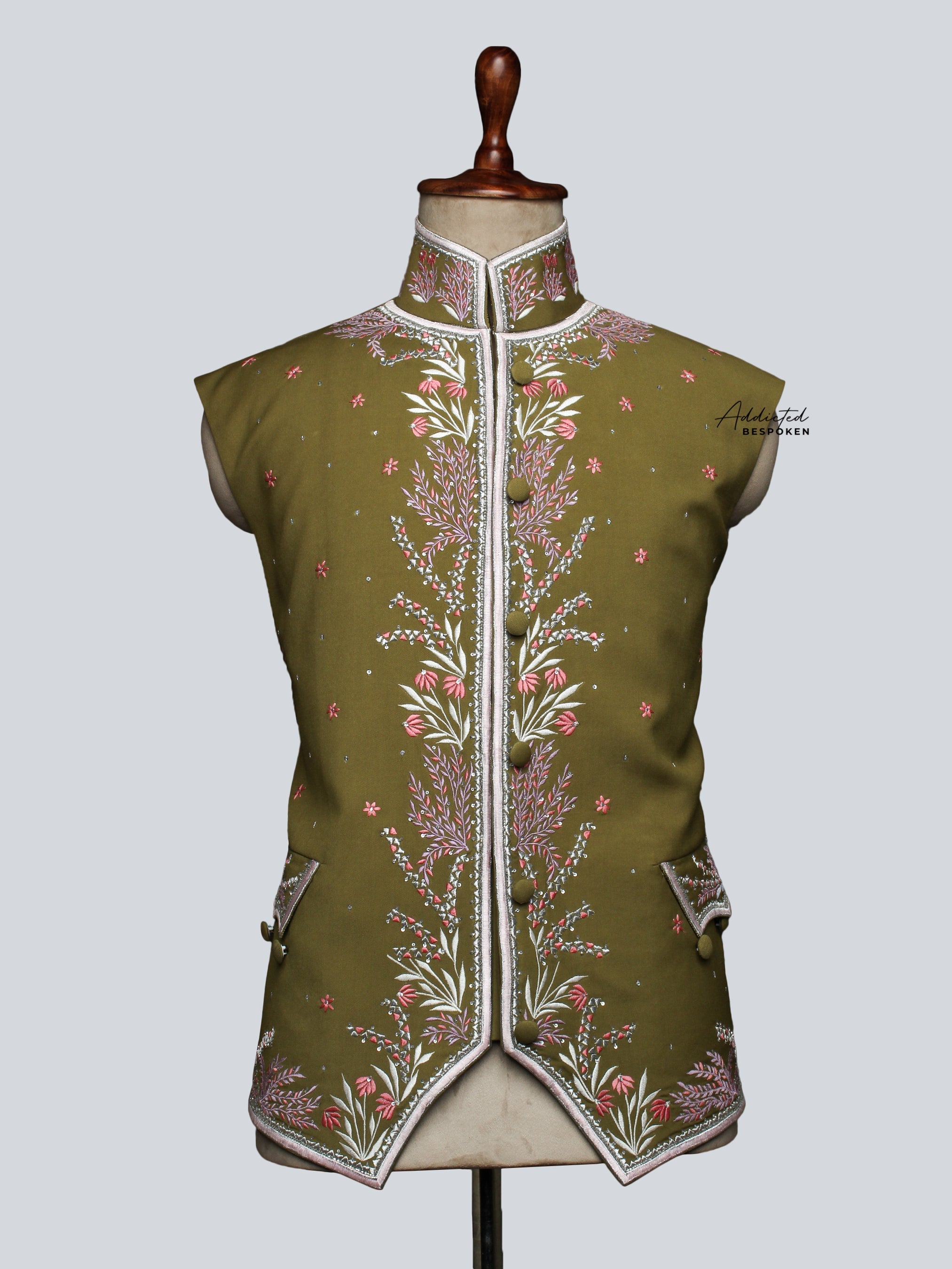 Ornate Blossom Rococo Suit Addicted Bespoken