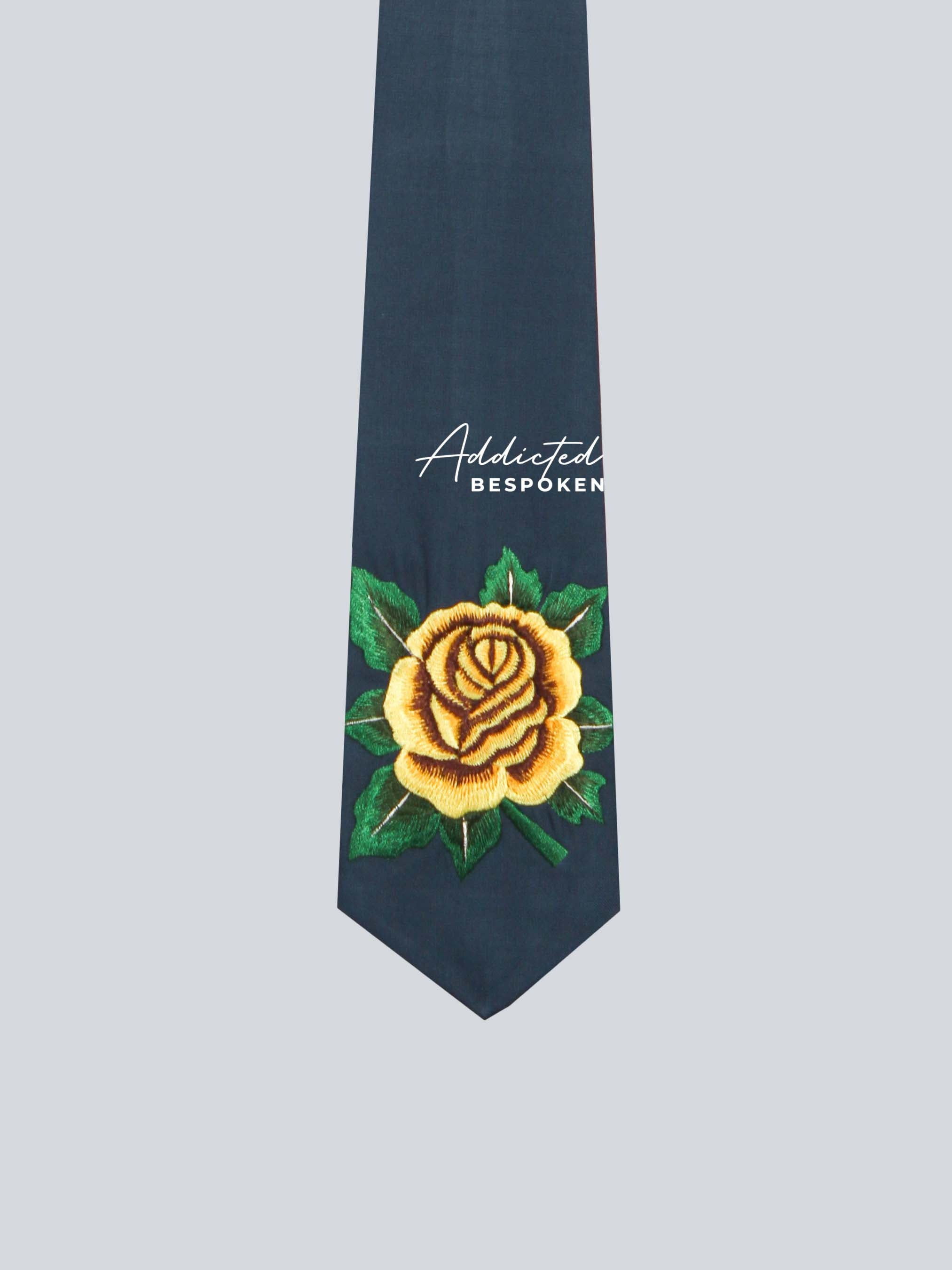 Western Rose Embroidered Suit Addicted Bespoken