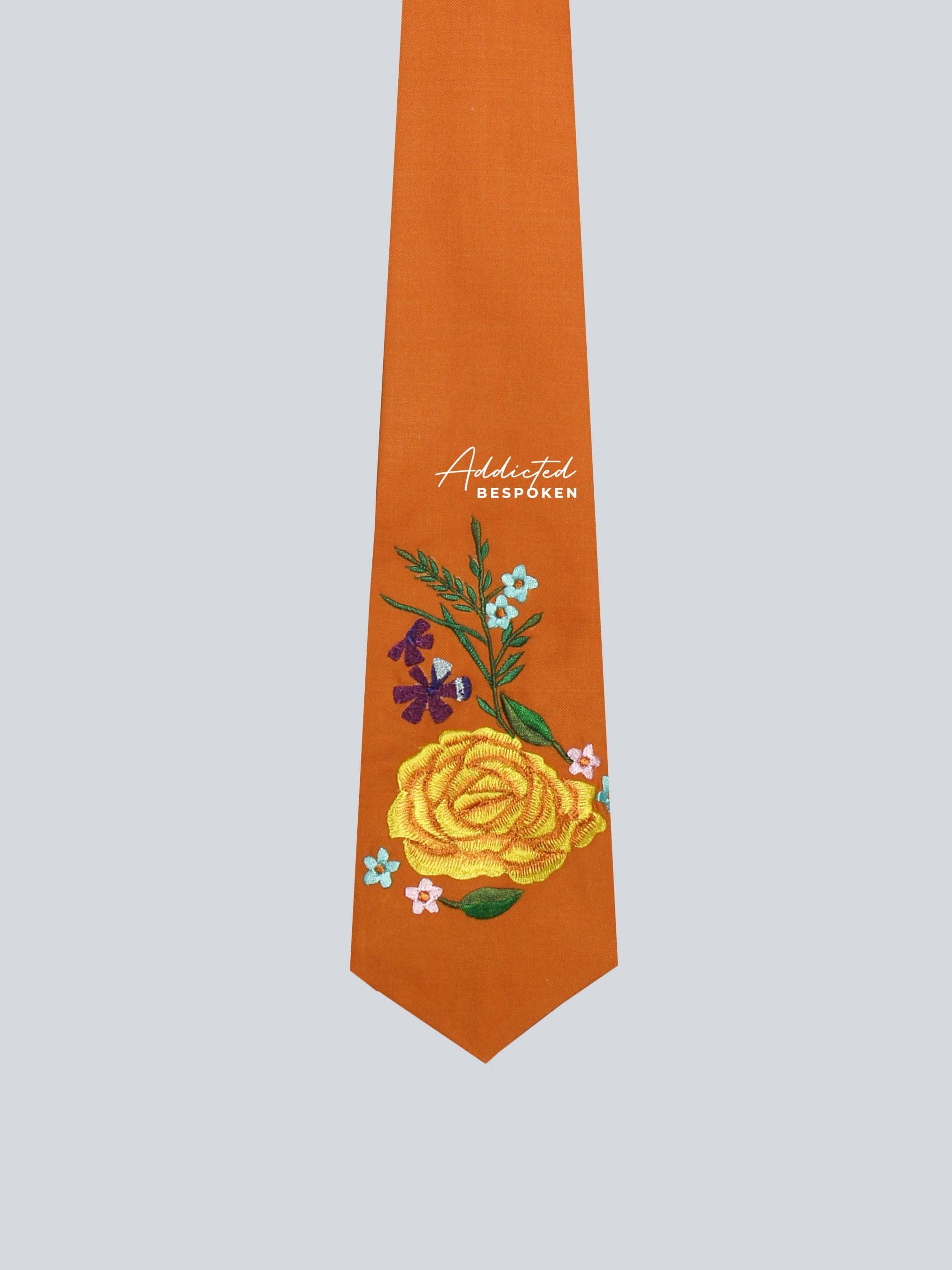 Botanical Embroidered Groom Suit Addicted Bespoken