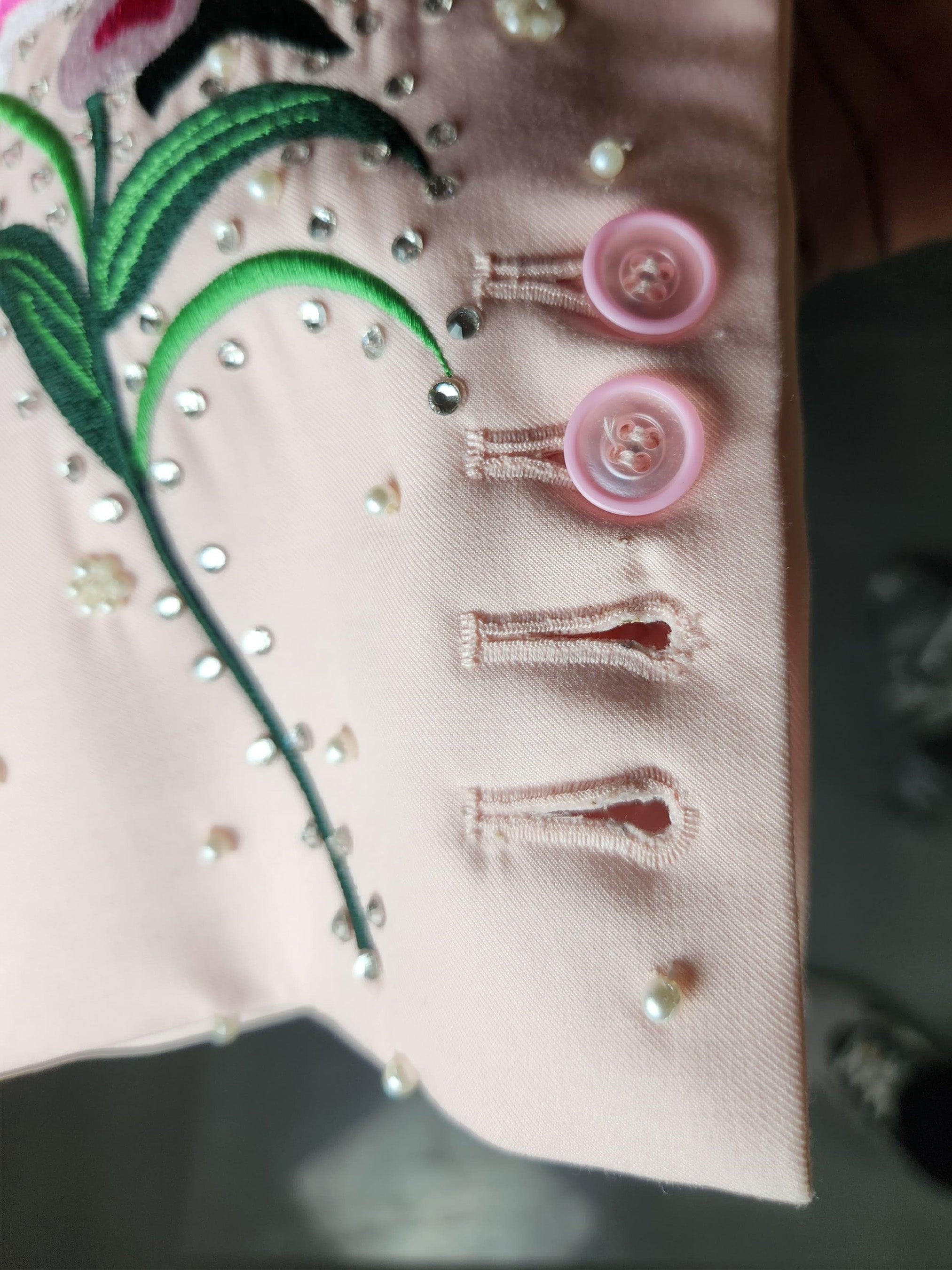 Flora & Fauna Pearl Embellished Suit Adddicted Bespoken