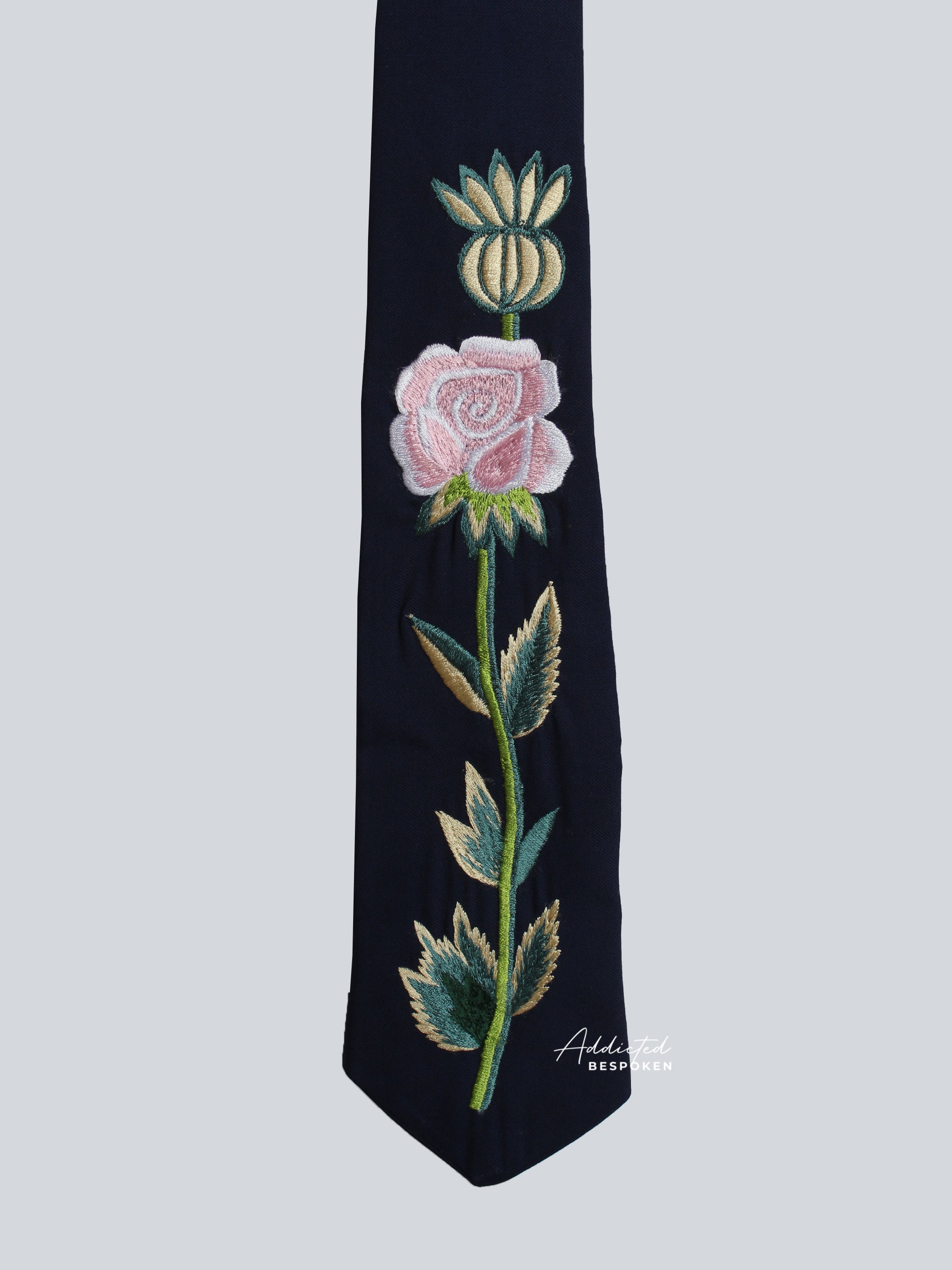 Artistic Floral Embroidered Tailored Suit