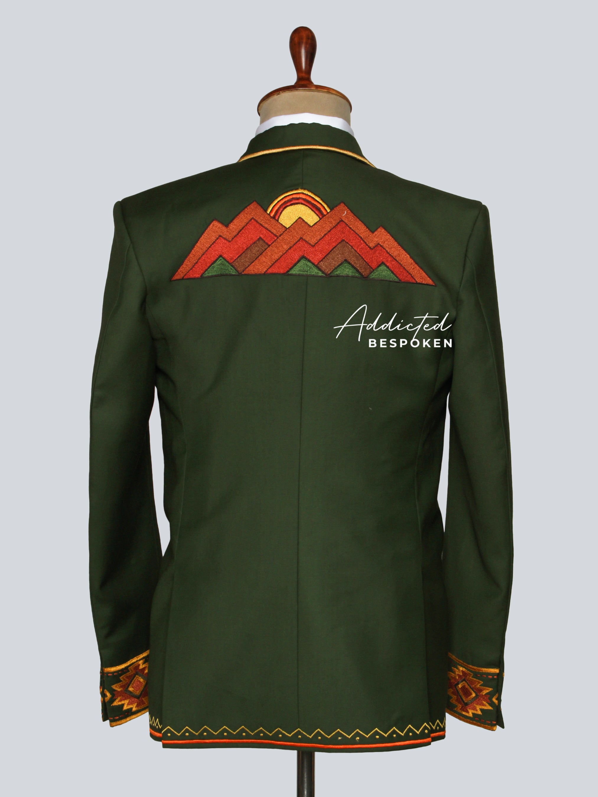 Ornate Embroidery Suit