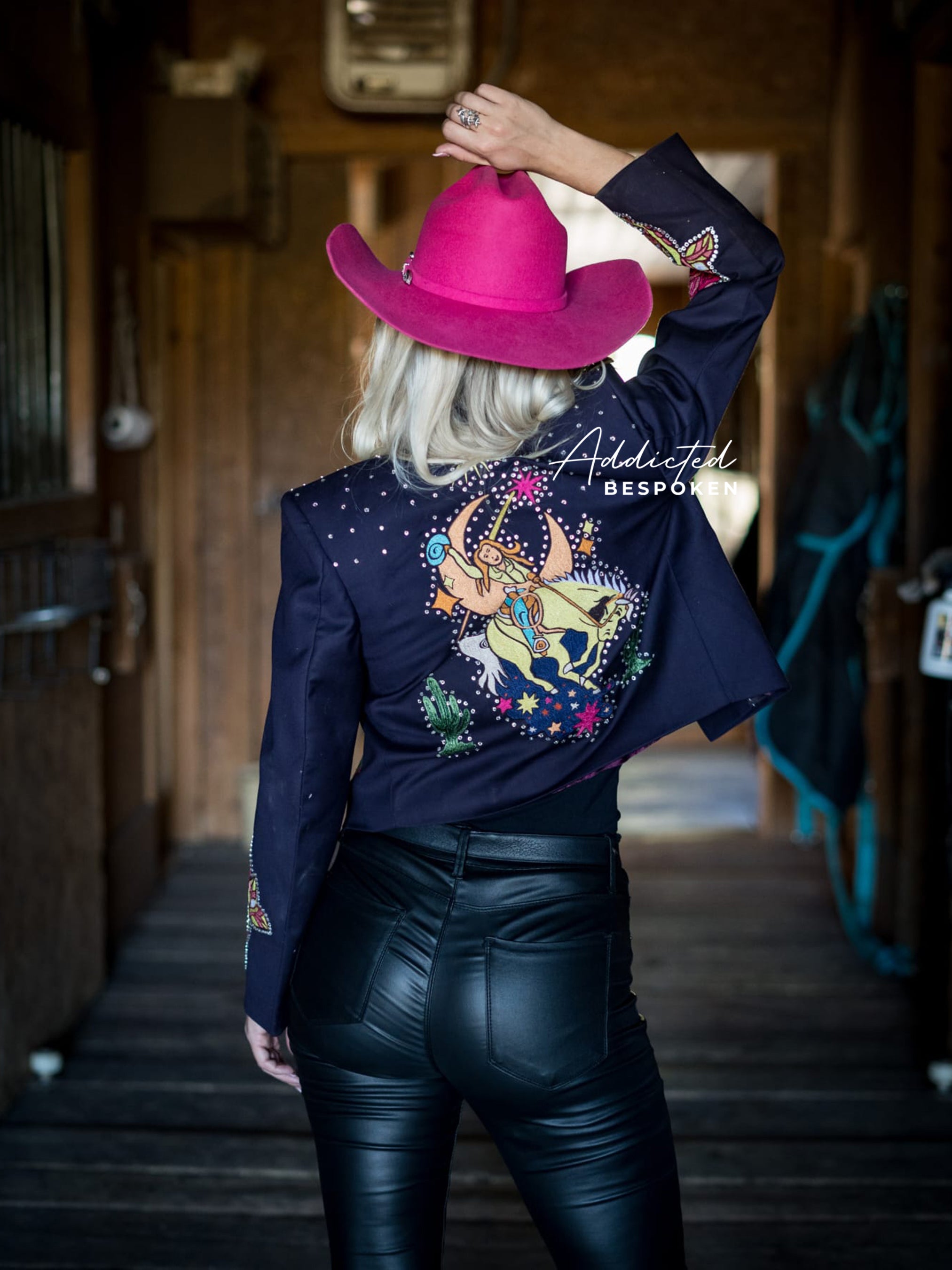 Cowgirl Space Embroidered Blazer Addicted Bespoken