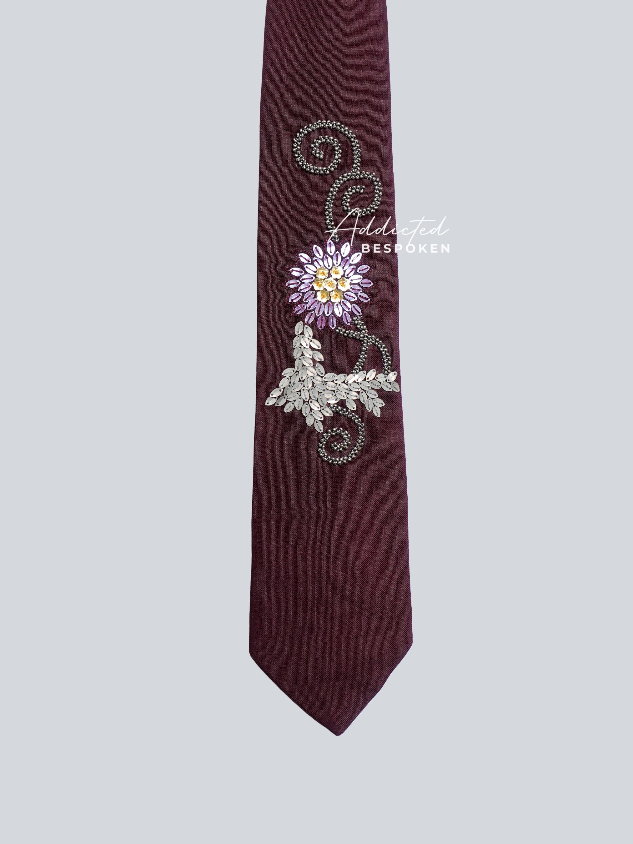 Floral Grace Embroidered Suit