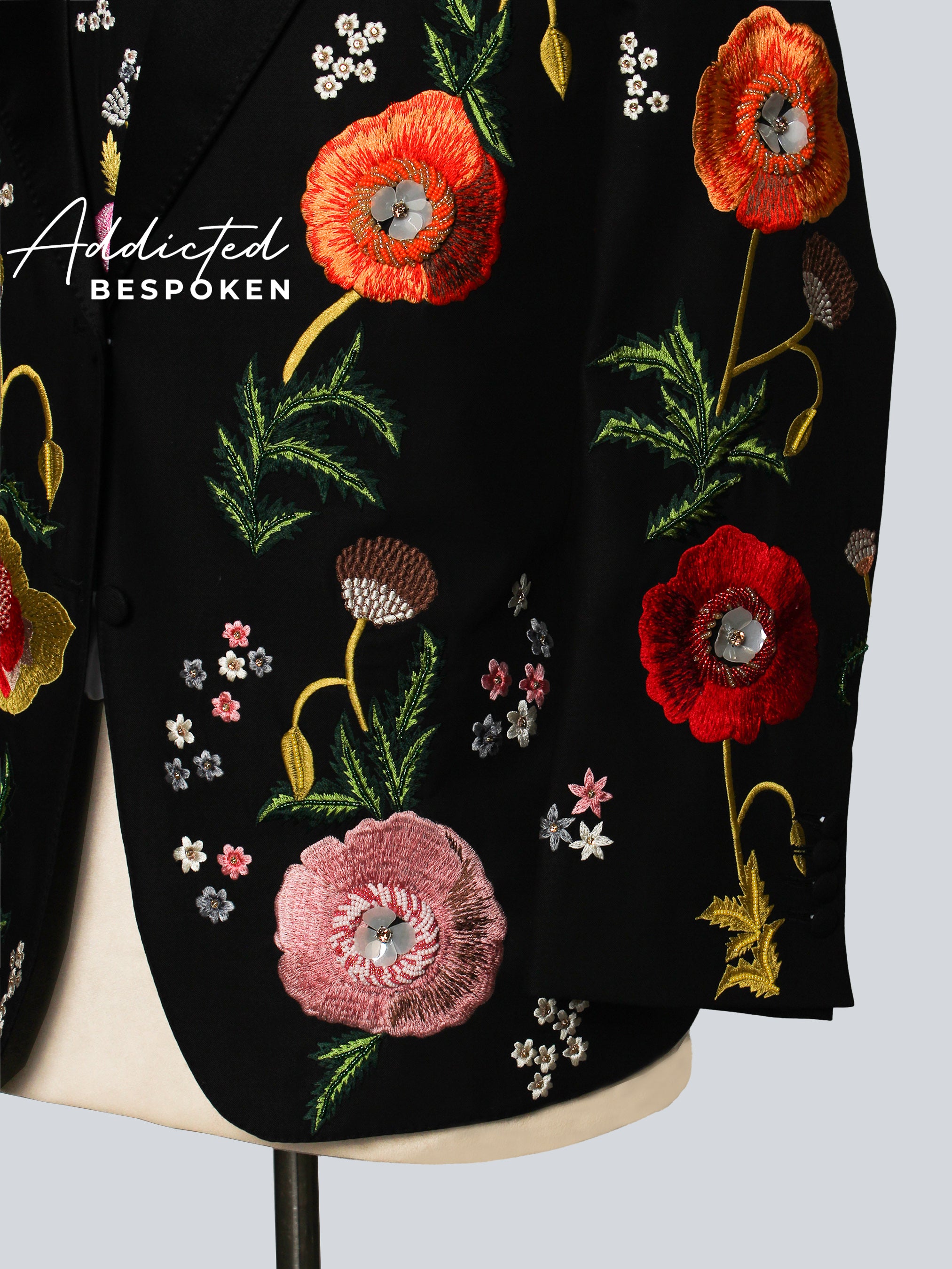 Floral Garden Embroidered Suit Addicted Bespoken