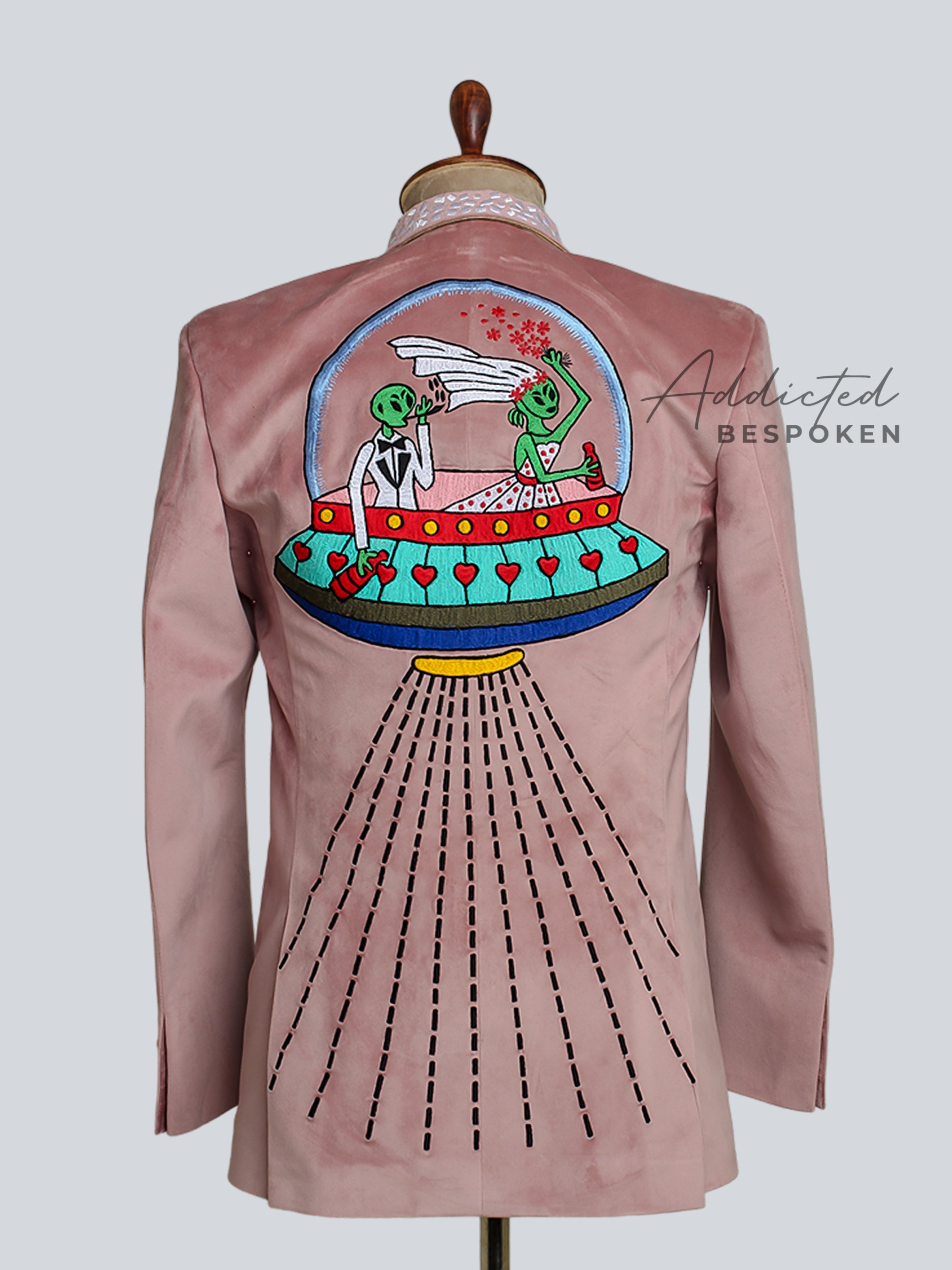 Dusty Rose Cactus Suit Addicted Bespoken