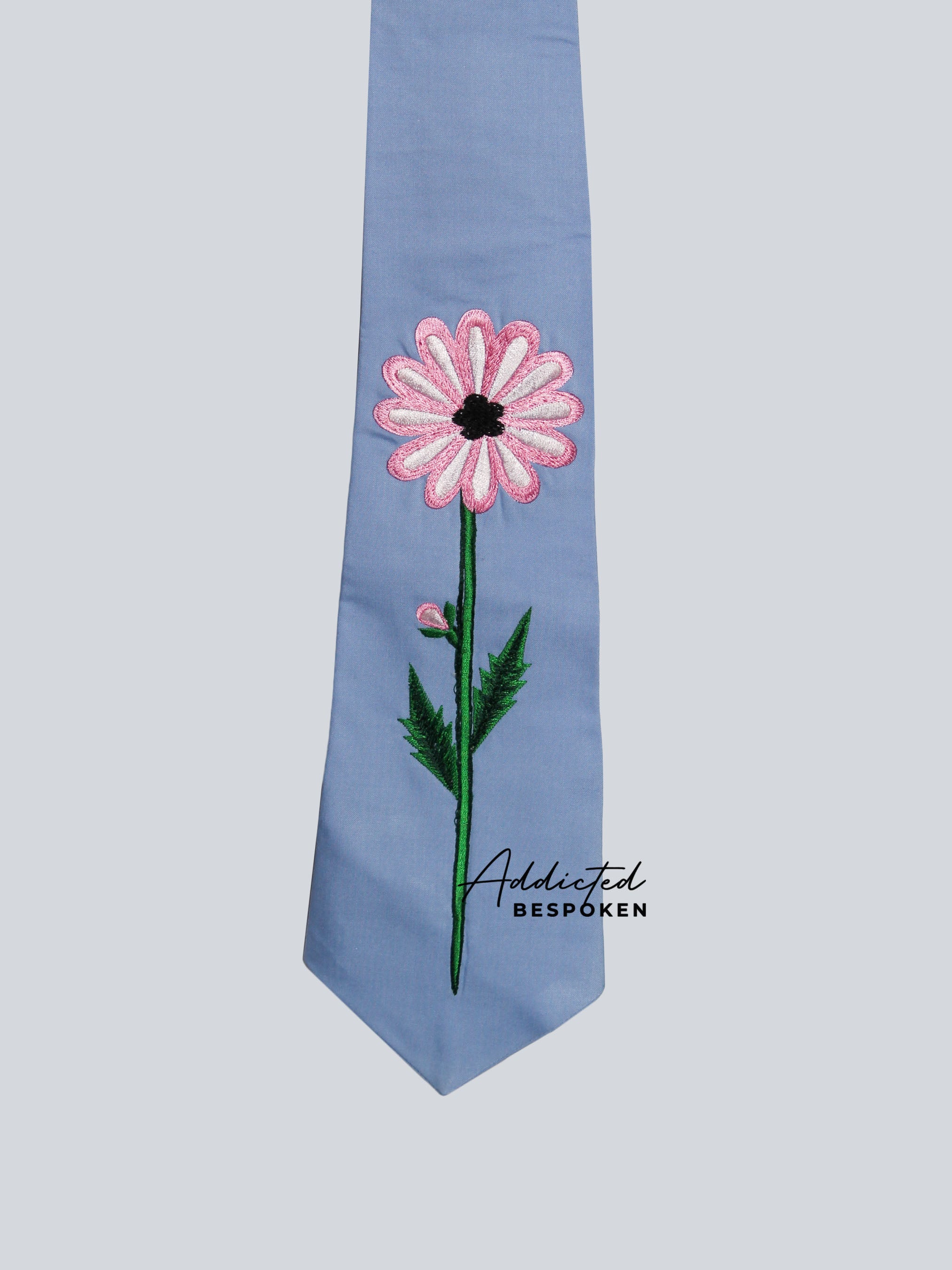 Floral Custom Embroidered Suit (Skyblue)