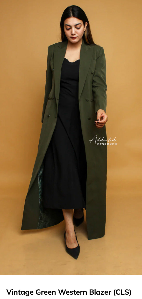 5 Women suit + 1 Men Safari Jacket + Gurkha Trousers for Matthew (Instagram)