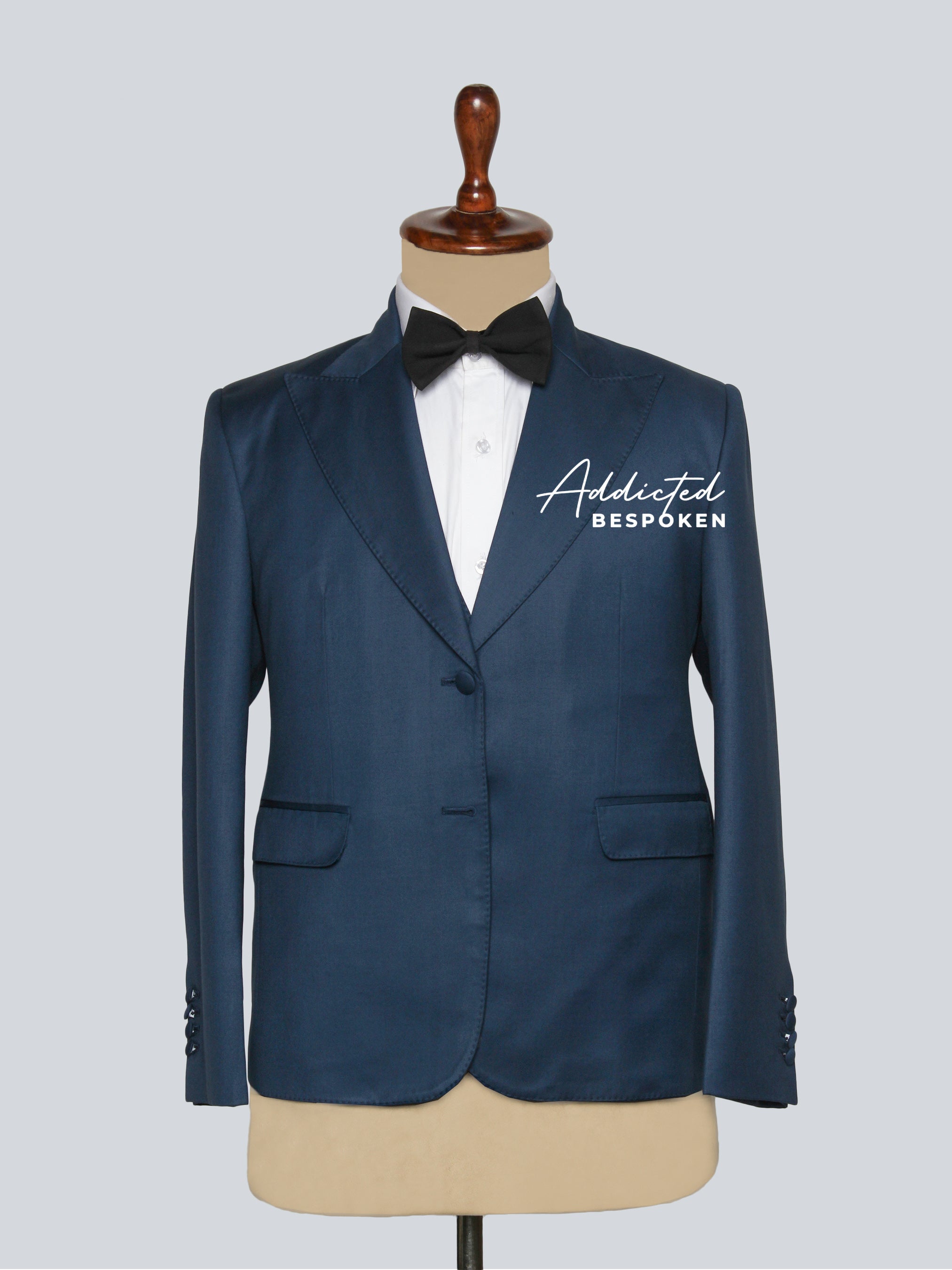 Evening Glow Navy Suit Addicted Bespoken