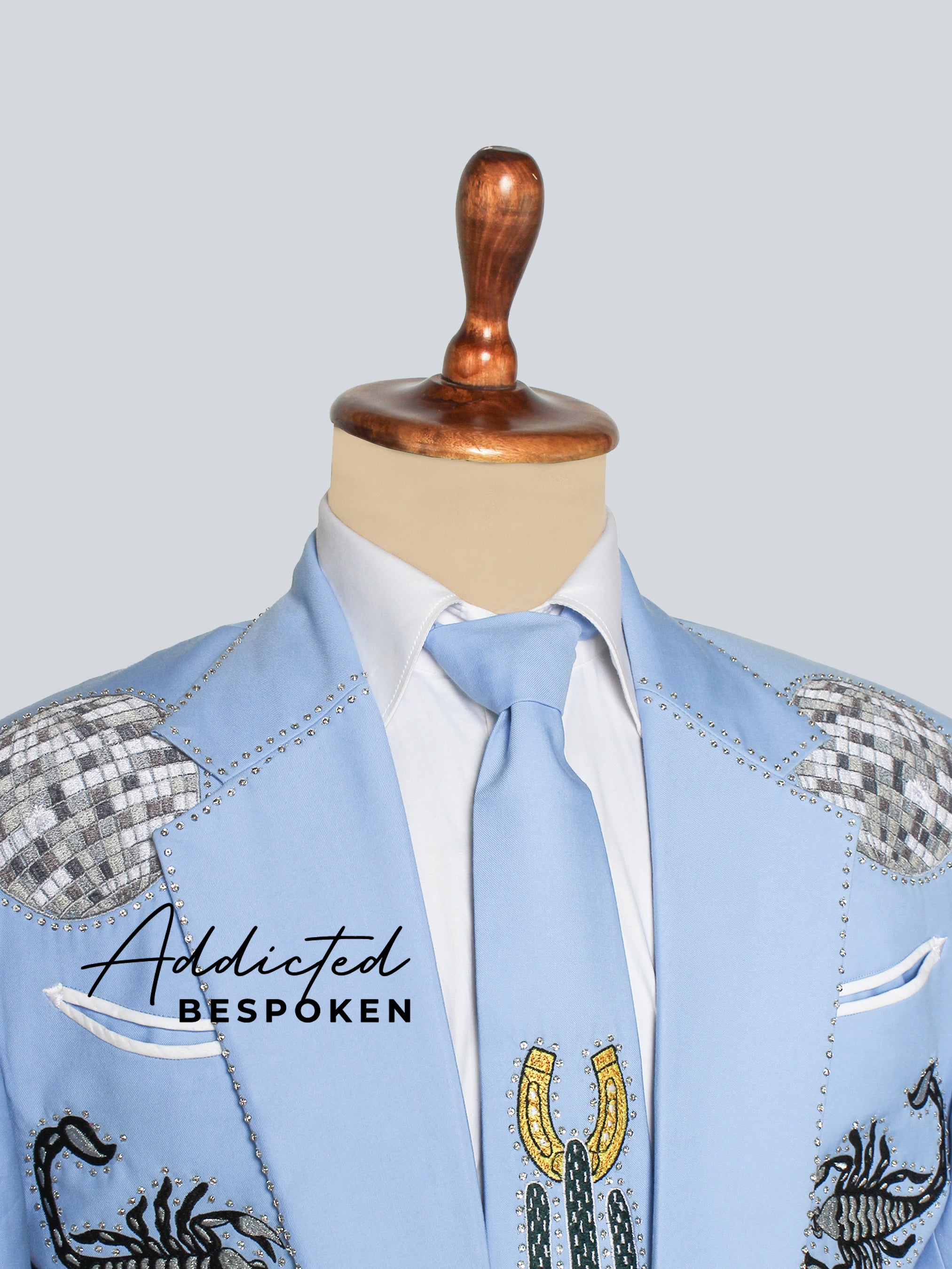 Skyfall Embroidered Couture Suit Addicted Bespoken