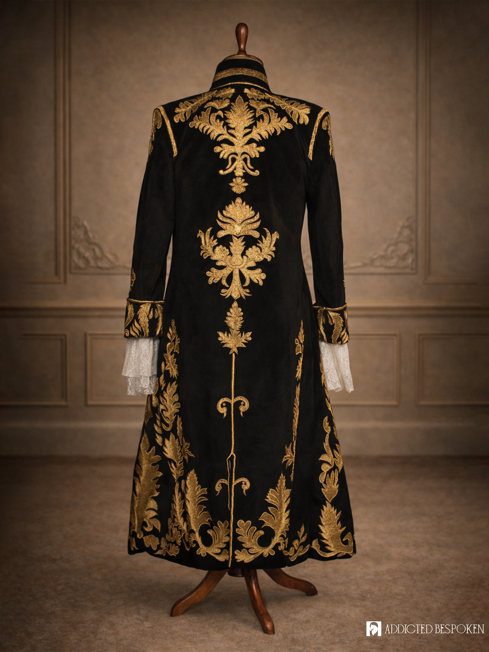 Regal Rococo Embroidered Suit Addicted Bespoken