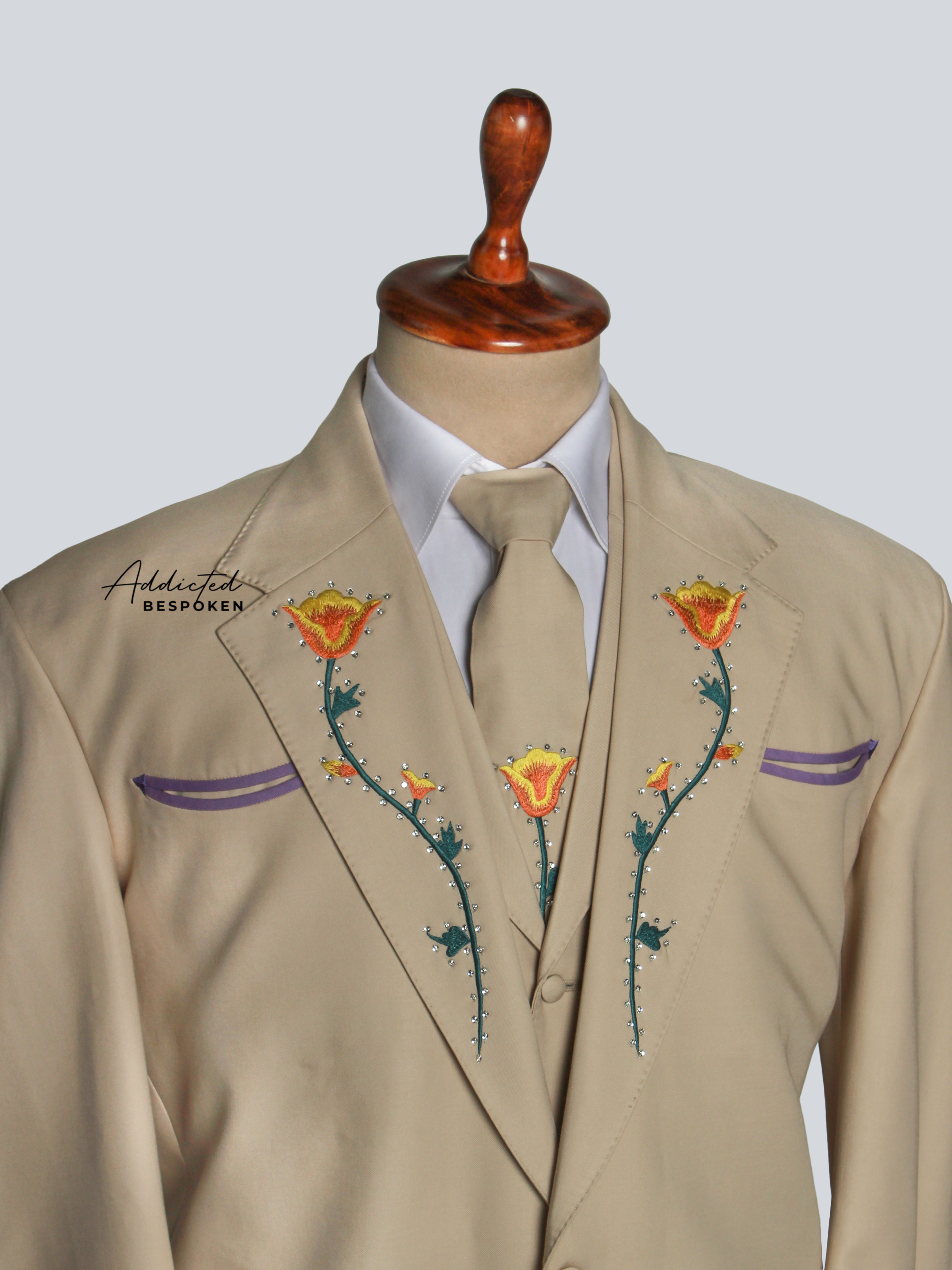 Signature Floral Statement Suit