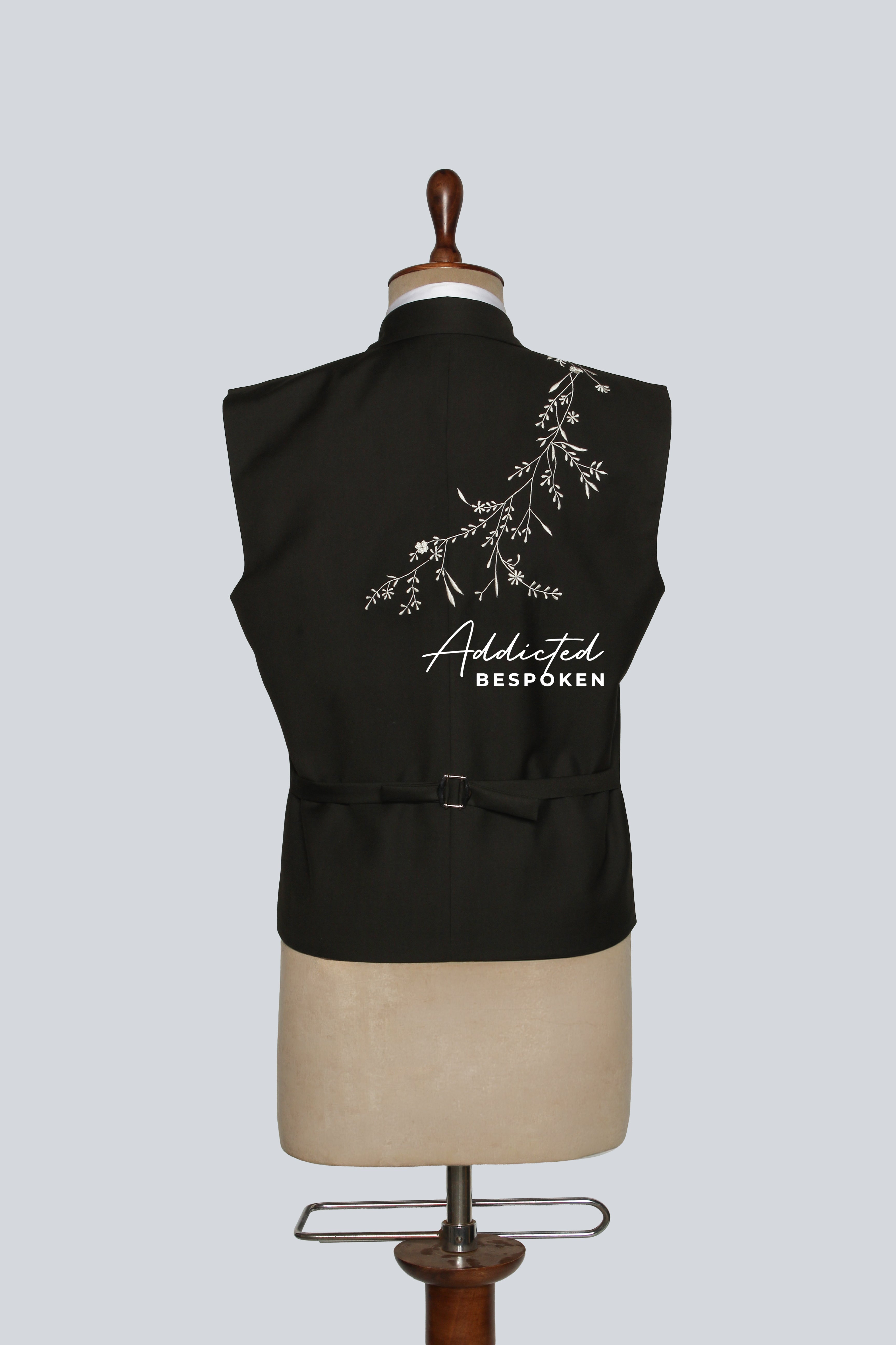 Black Embroidered Blazer