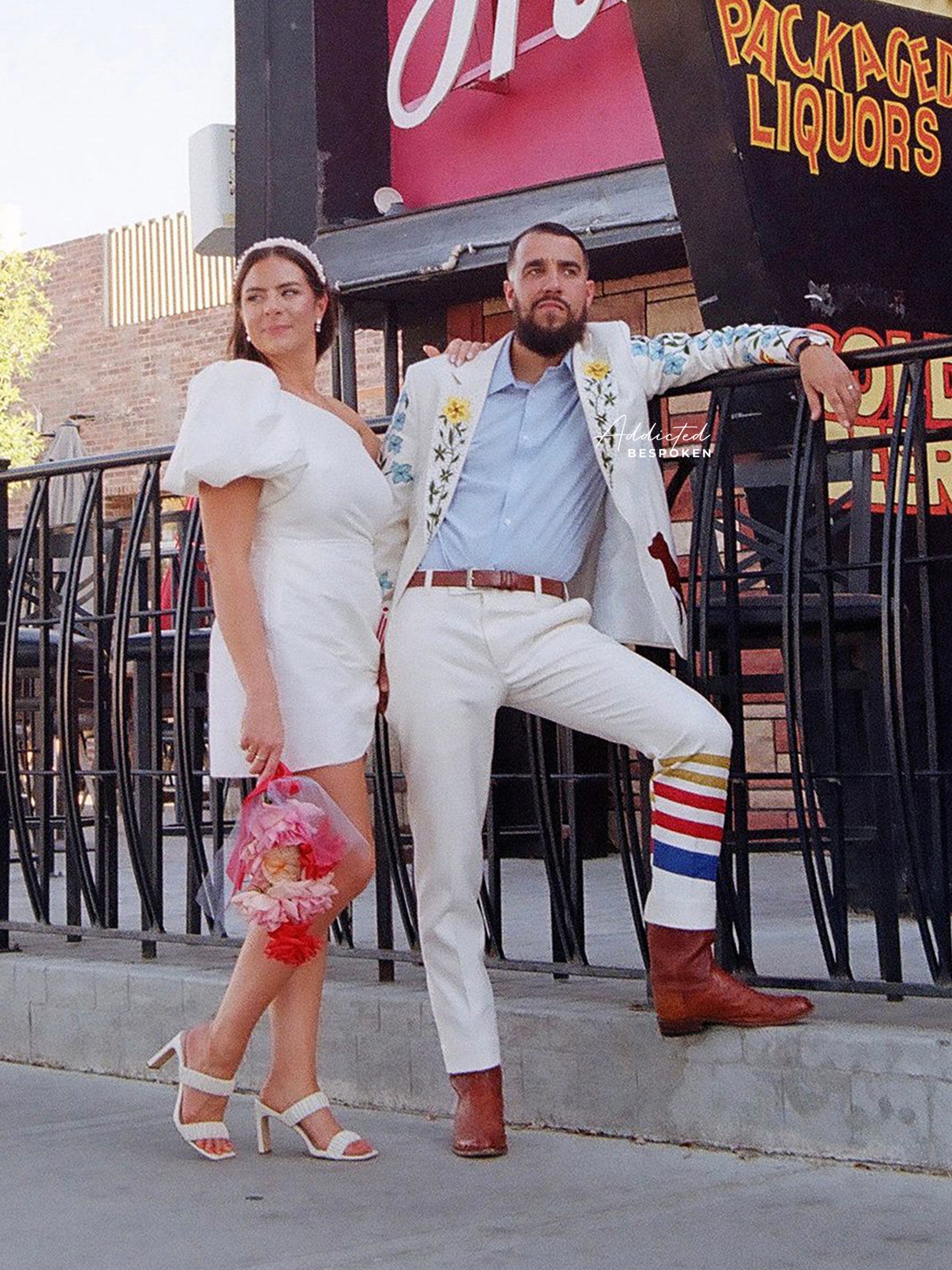 Exclusive Ecofloral Detailed Embroidered Suit