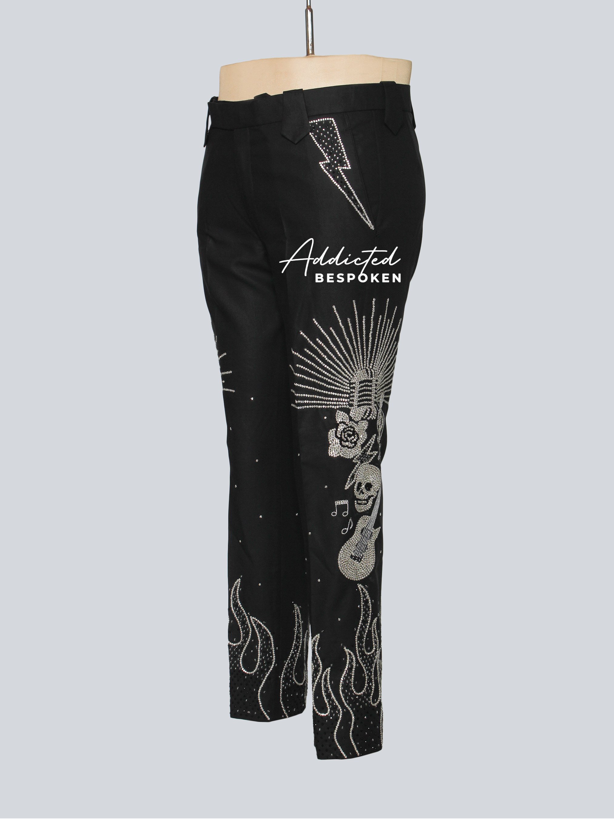 Rockstar Rhinestone Western Suit Addicted Bespoken