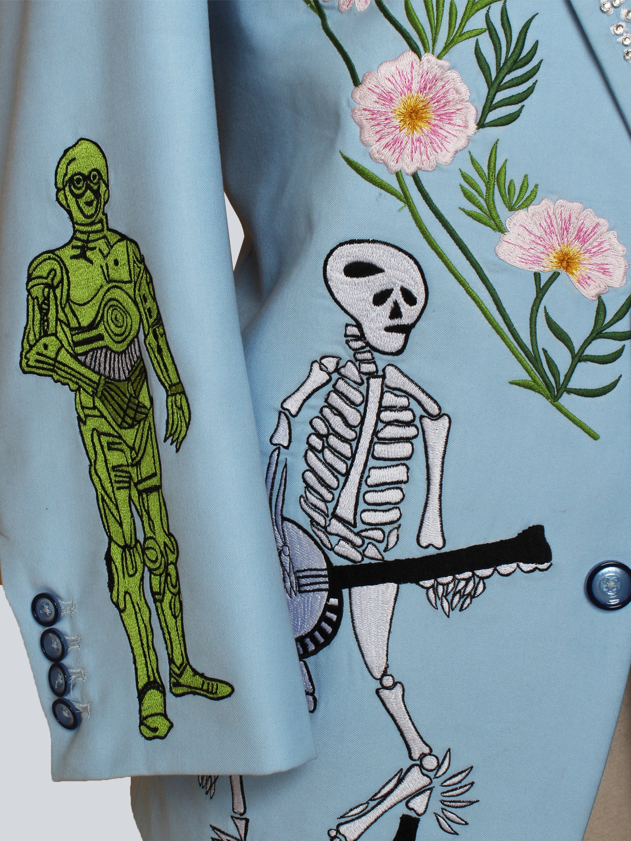 Graceful Fringe Skeleton Suit Addicted Bespoken