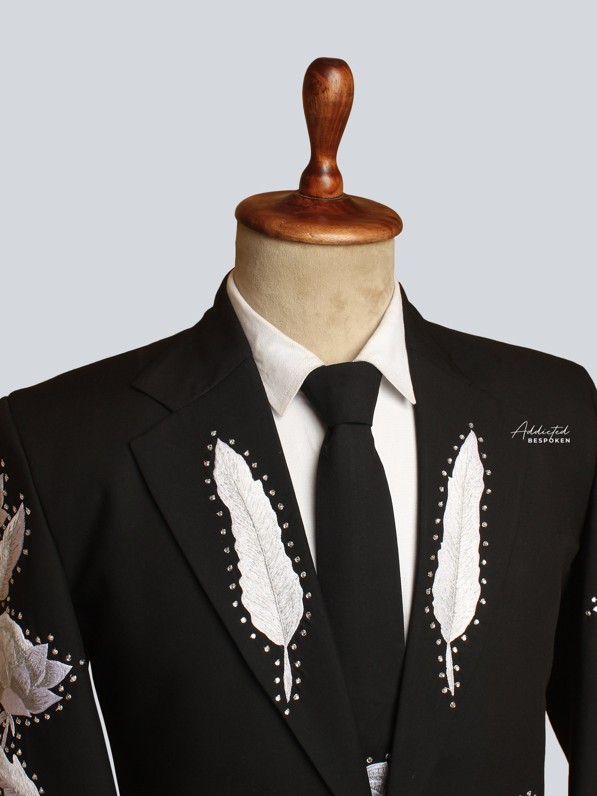 Skeleton Floral Western Suit Addicted Bespoken