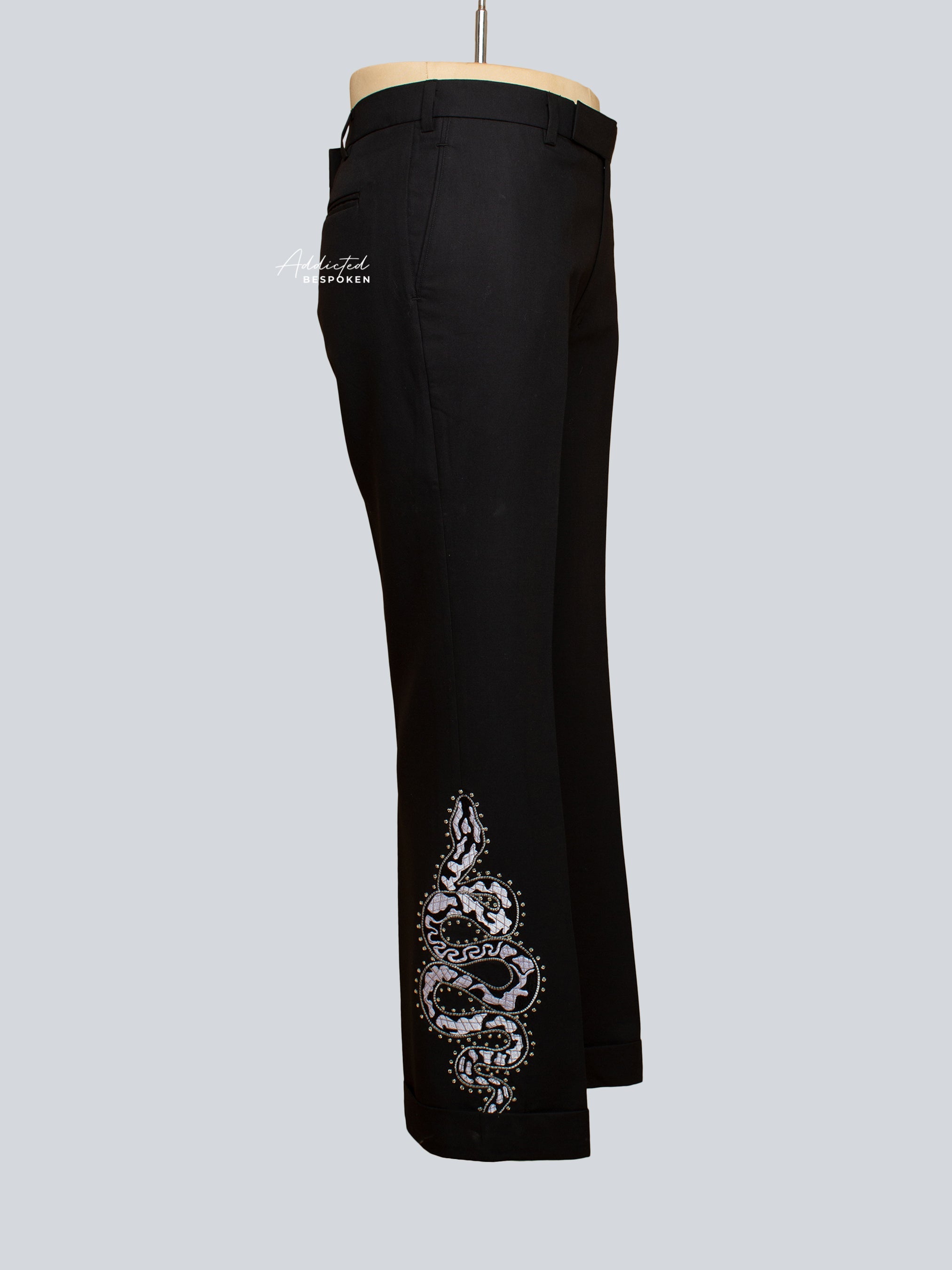 Snake Embellished Signature Suit Addicted Bespoken