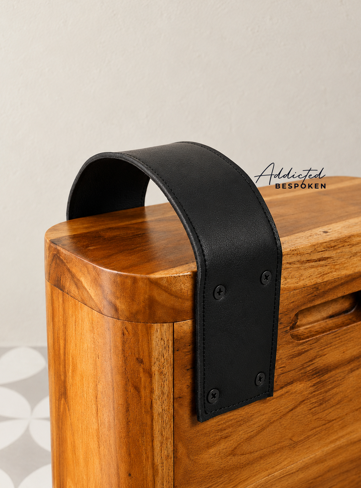 Wooden step stool