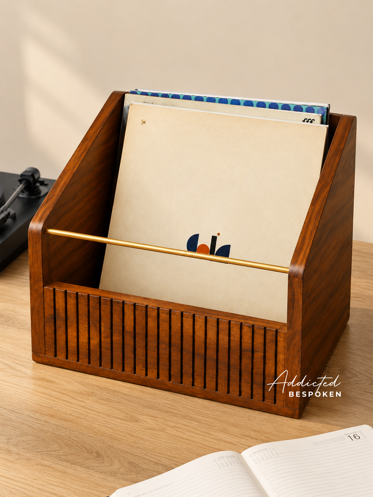 Wooden Record Holder