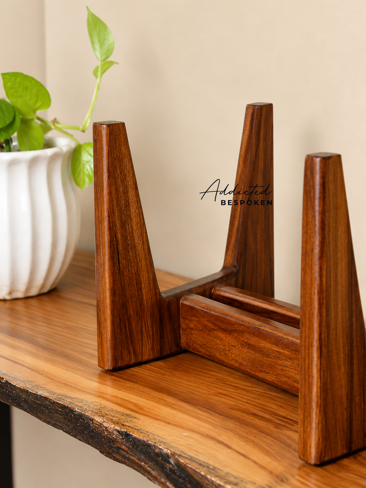 Wooden Record Holder