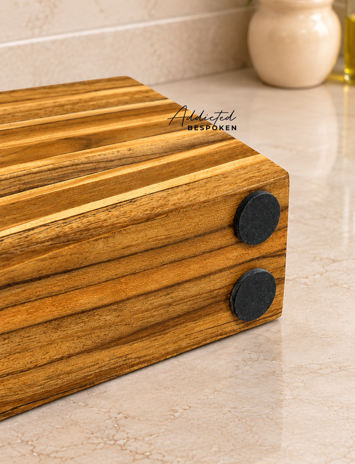 Wooden knife block