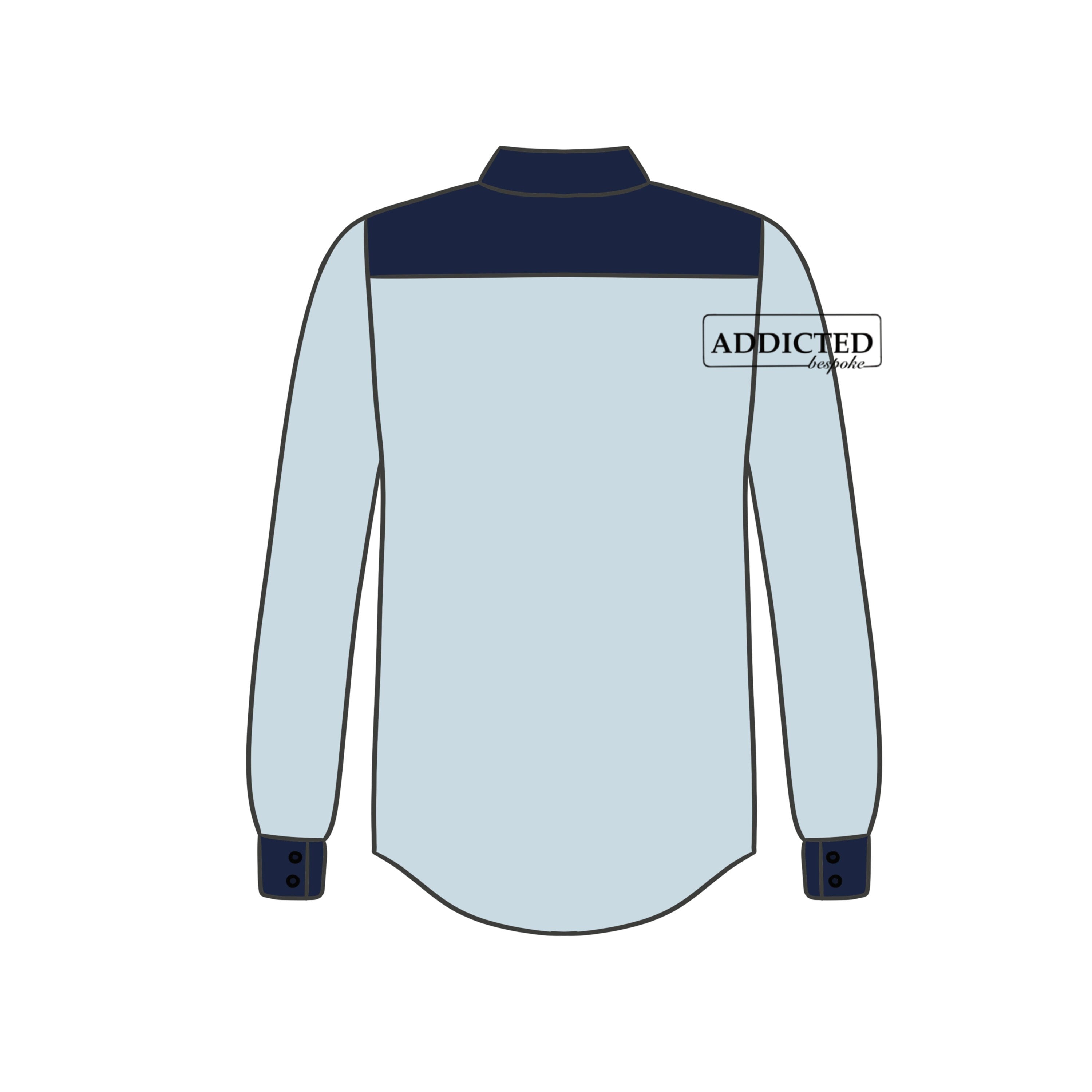 Blue Western Shirt