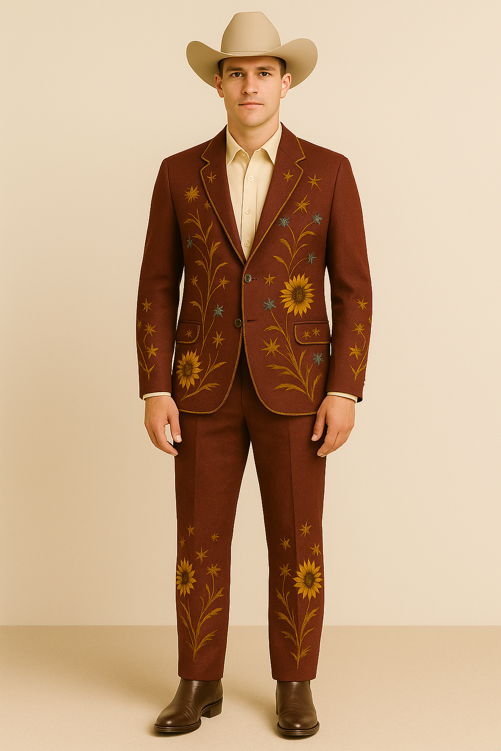 Sunflower Rodeo Suit Addicted Bespoken