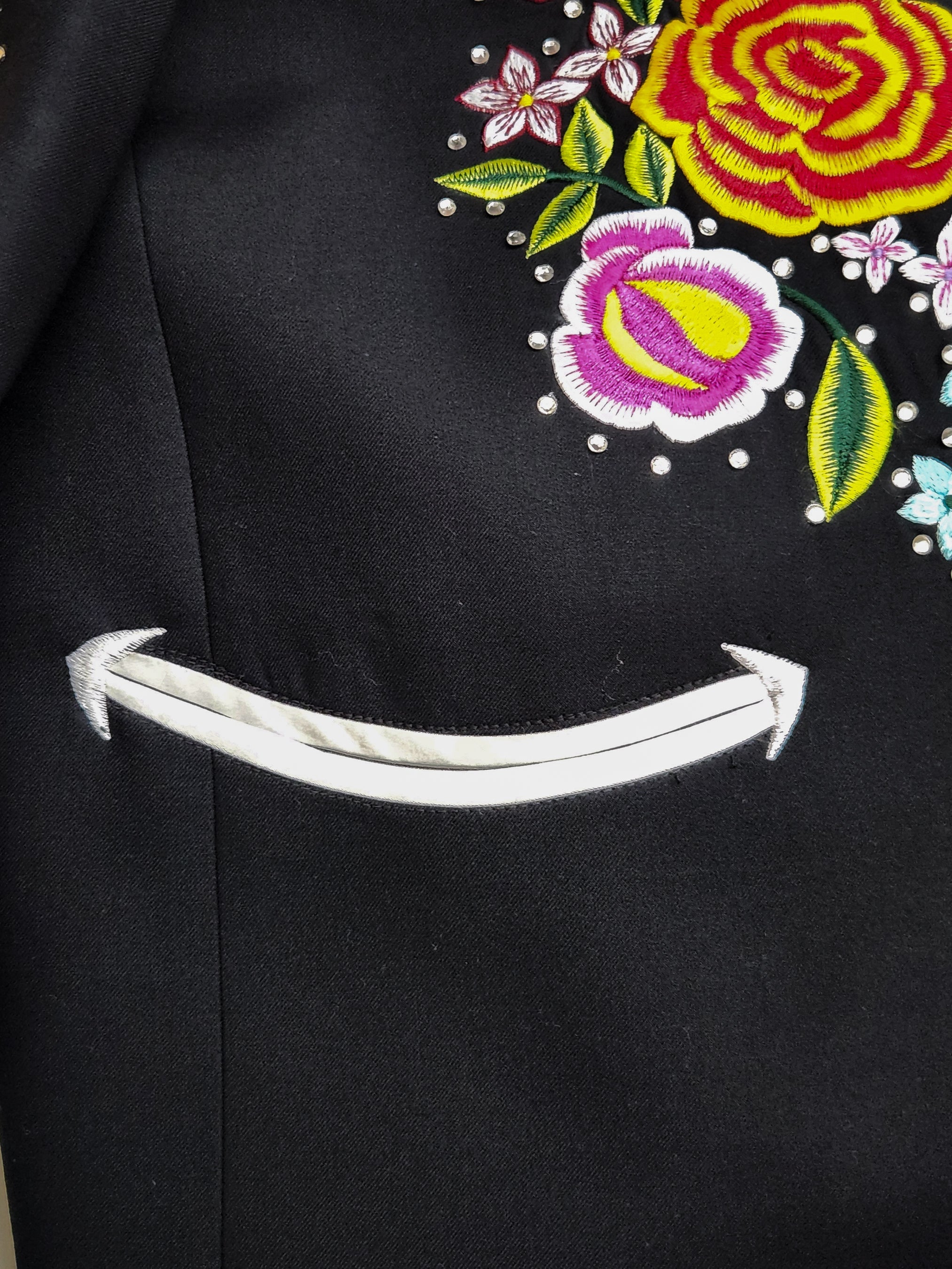 Vibrant Flora & Fauna Embroidered Suit Addicted Bespoken