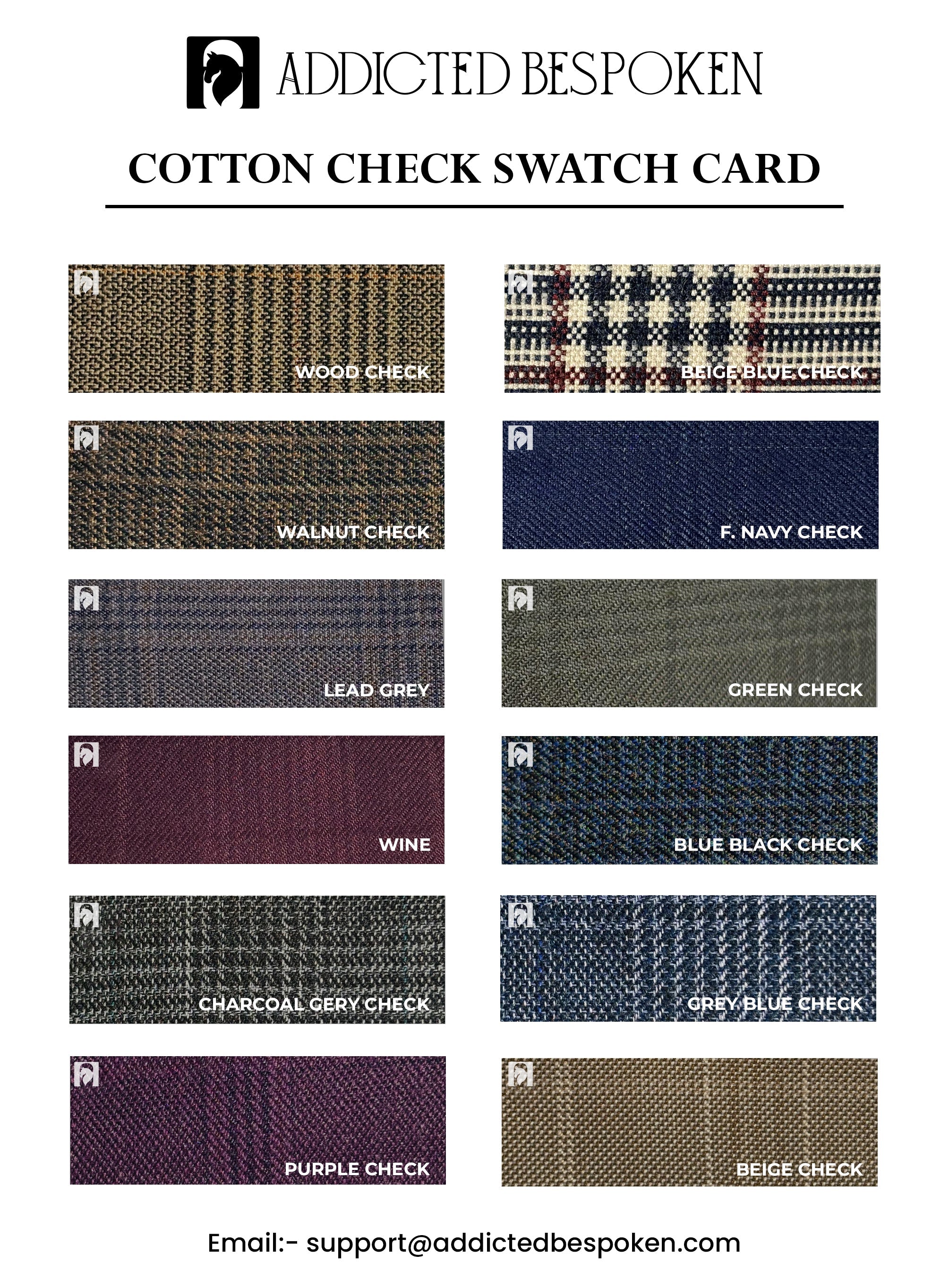 Fabric Swatches Collection Addicted Bespoken