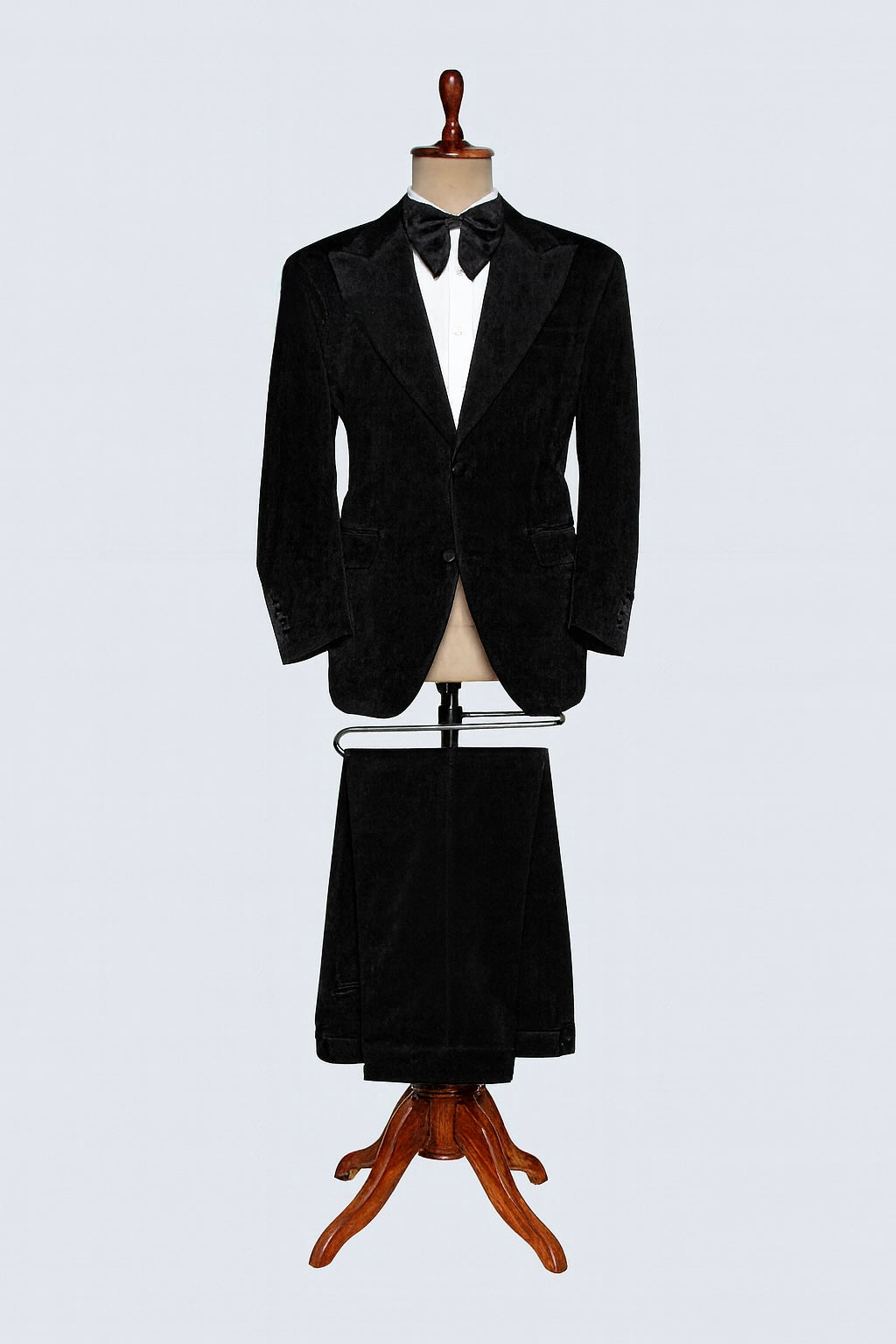 Custom made black velvet 2pc suit for Nate + Expedite shipping (Instagram) Addicted Bespoken