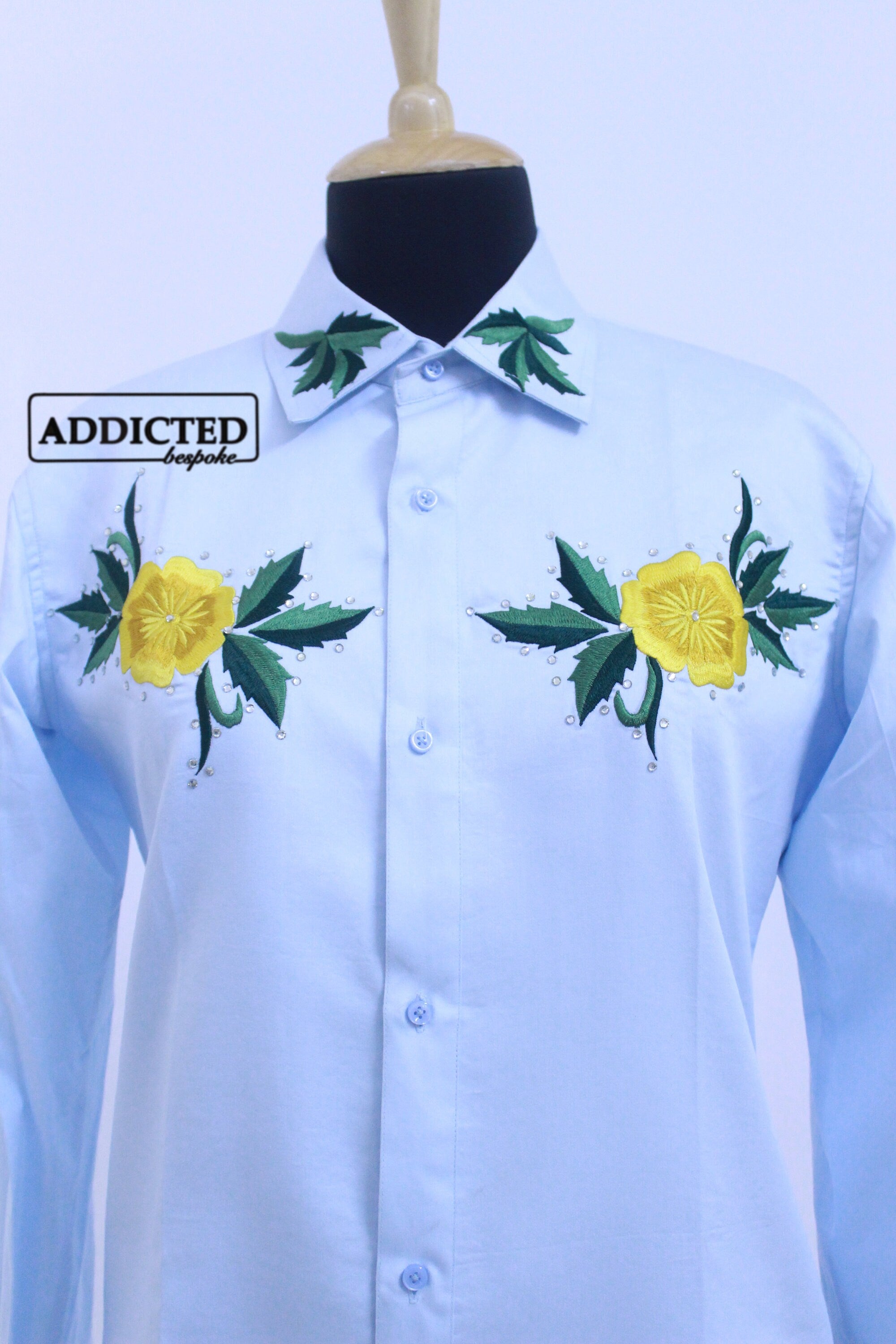 Floral Embroidered Shirt