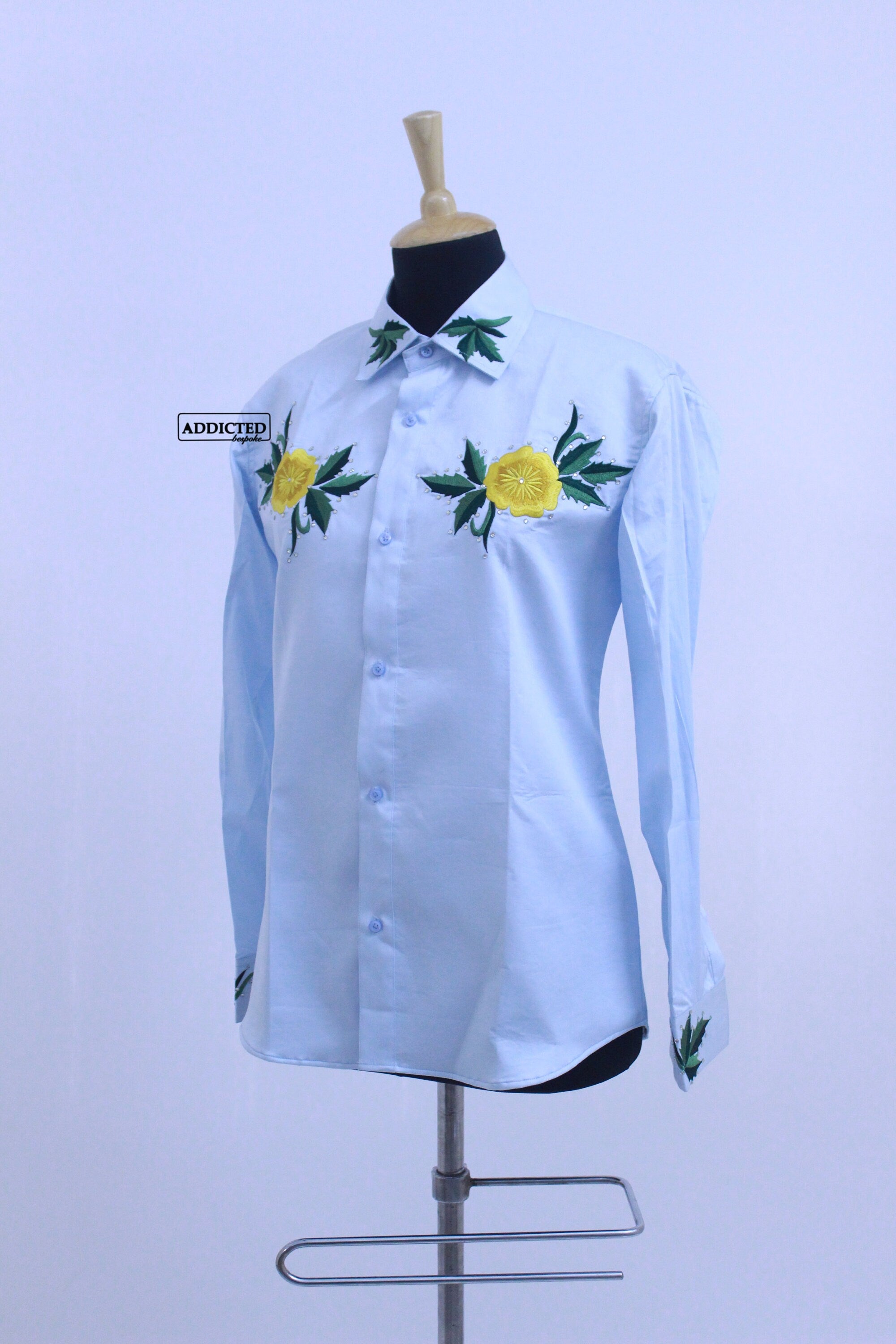 Floral Embroidered Shirt