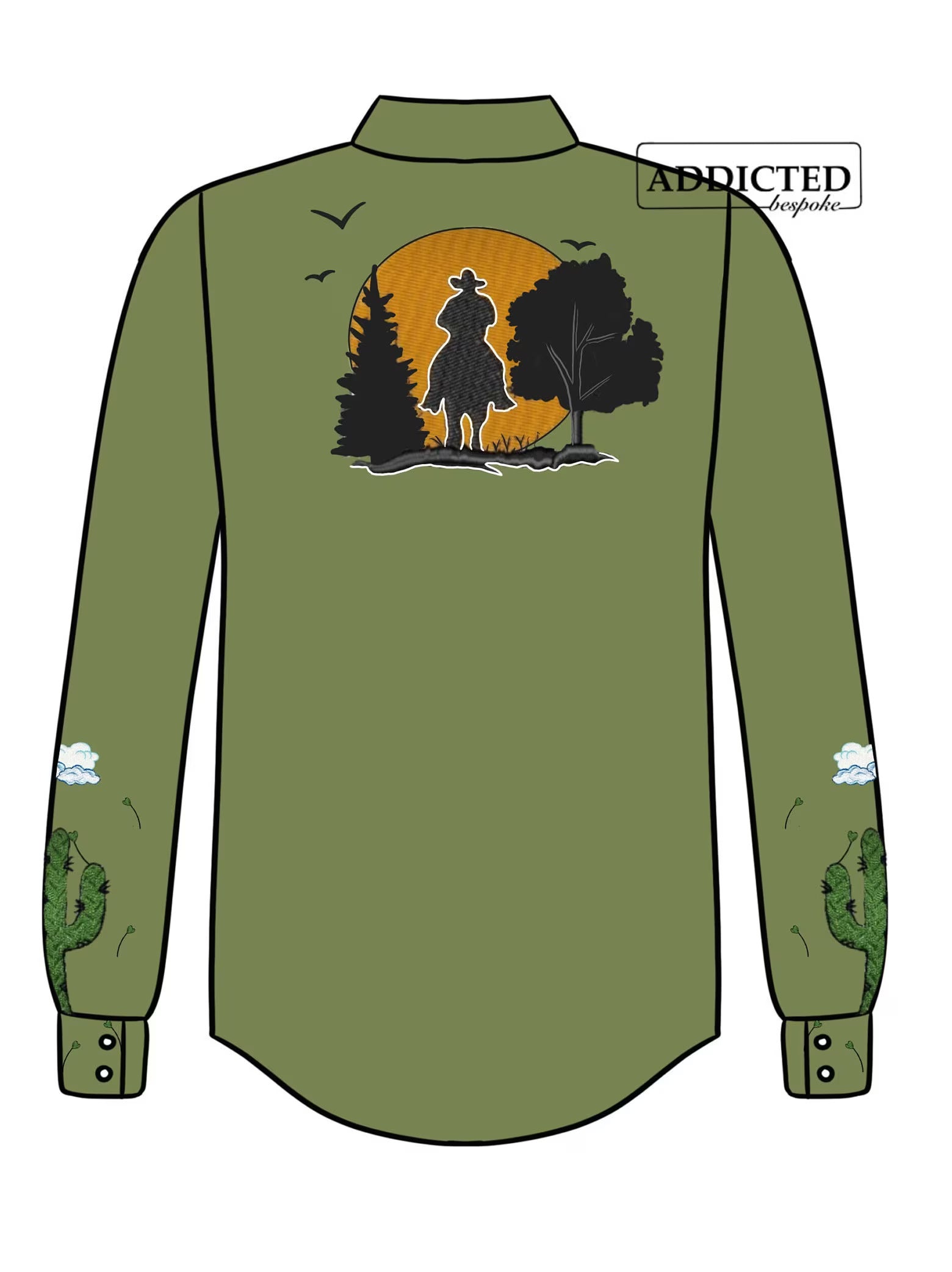 Green Cowboy Shirt