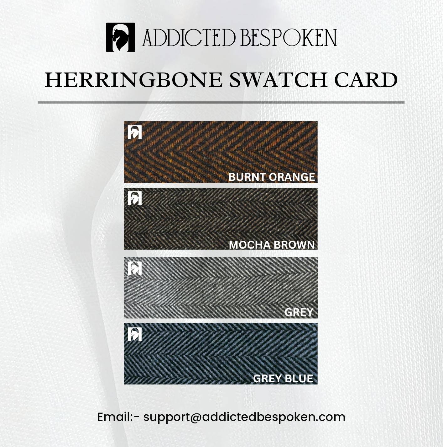 Fabric Swatches Collection Addicted Bespoken