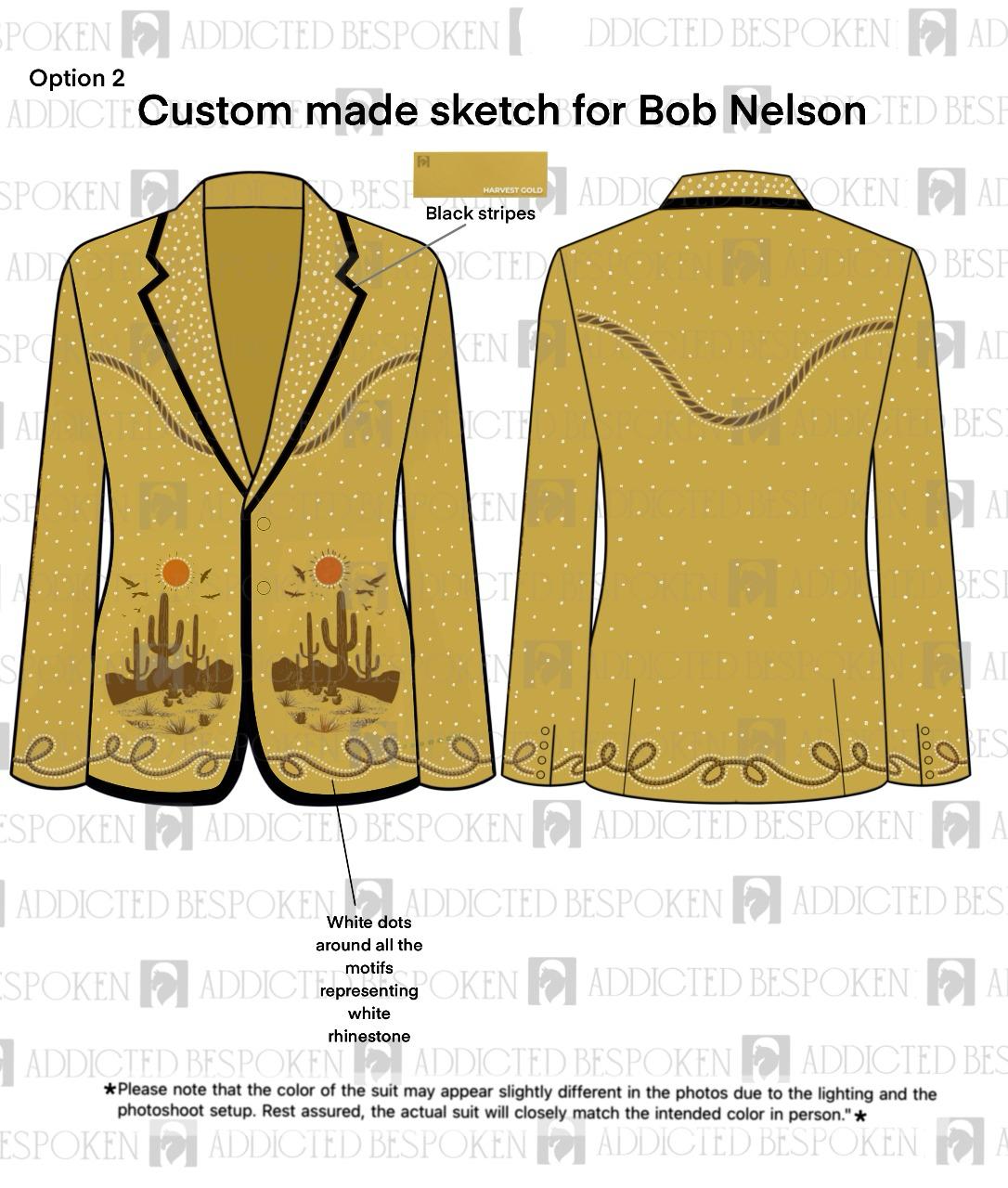 Custom Made Jacket with Custom Lining for Bob