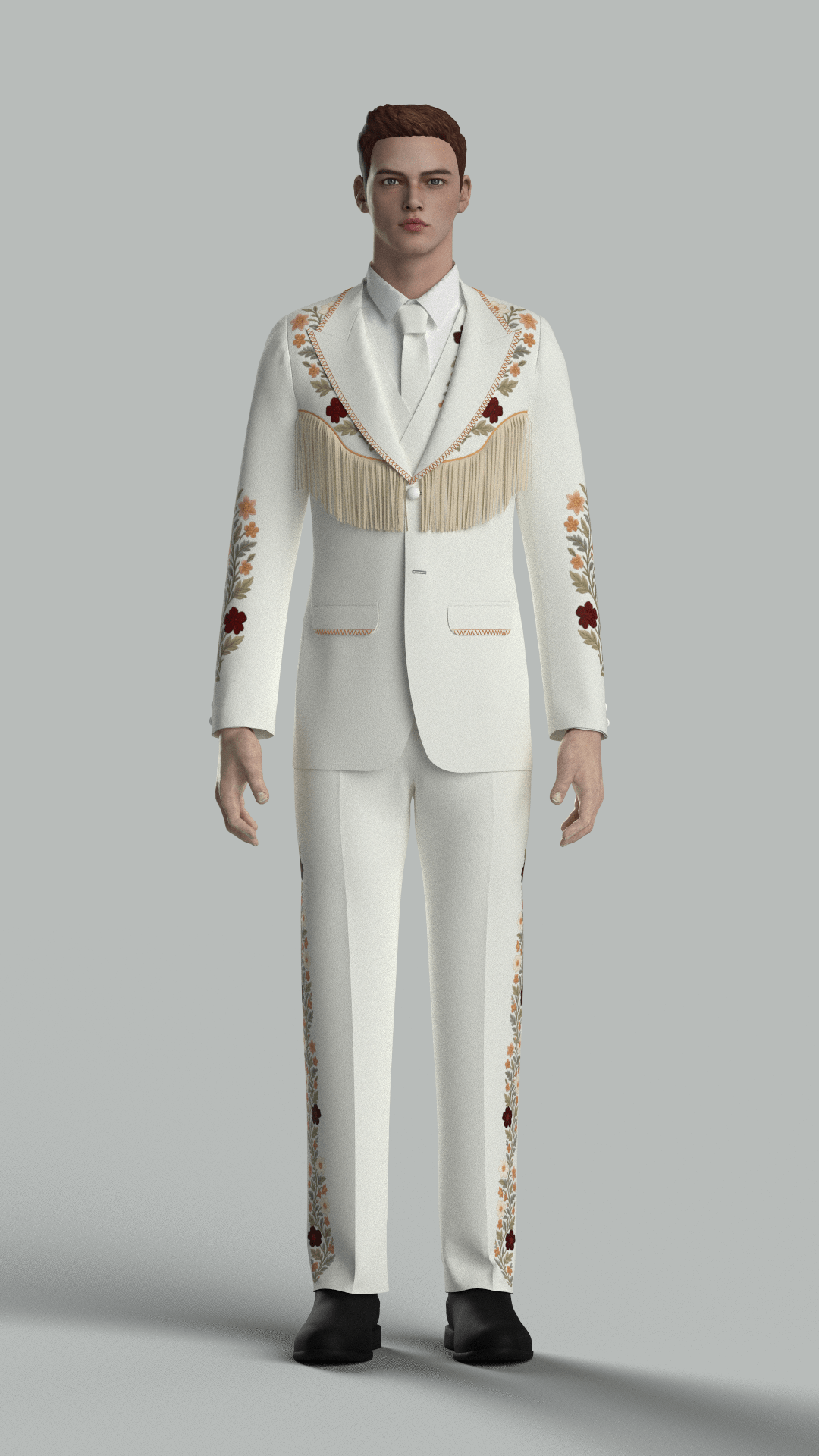 Custom made 2pc suit for Daniel