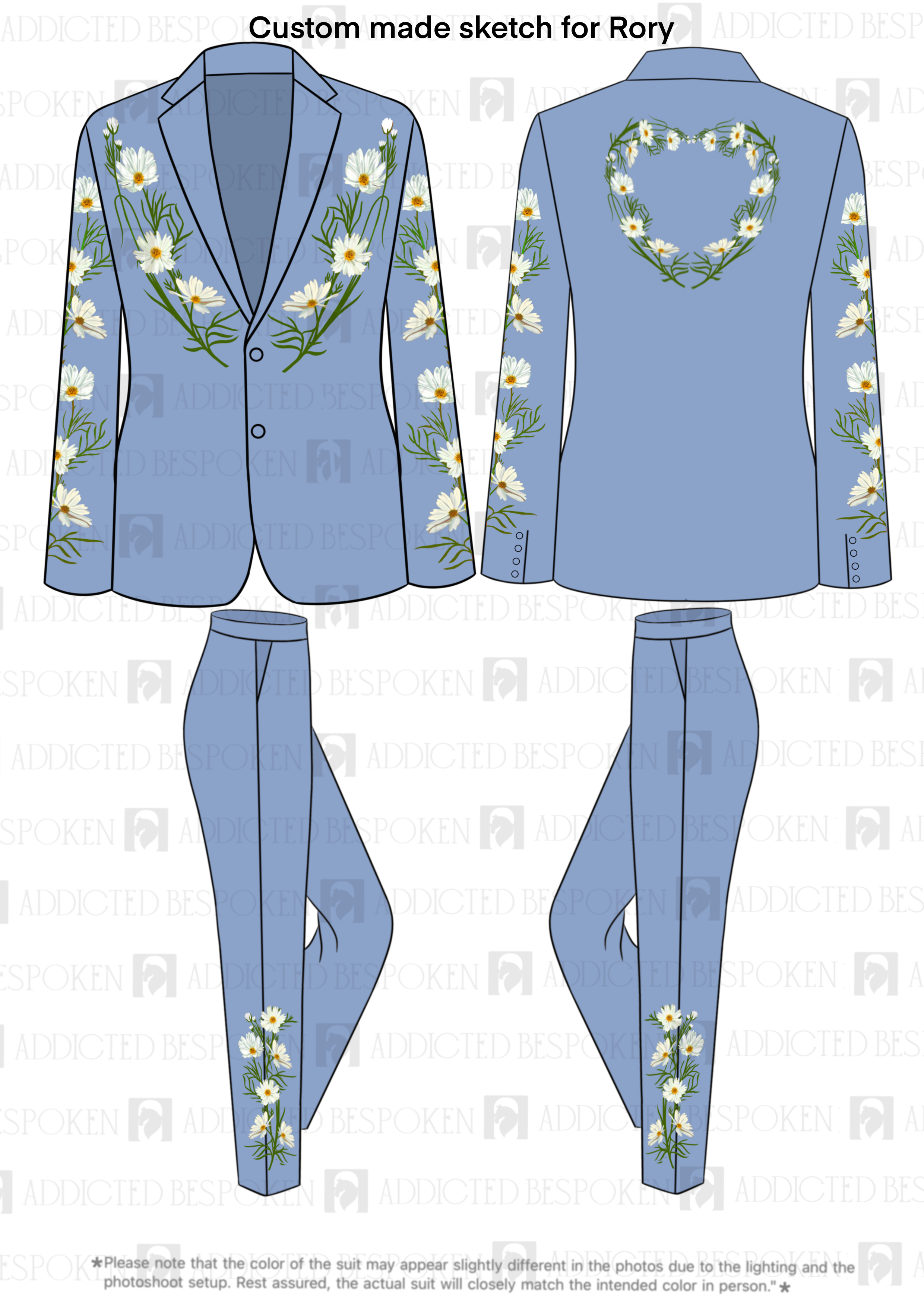 Custom Made 2pc suit for Rory