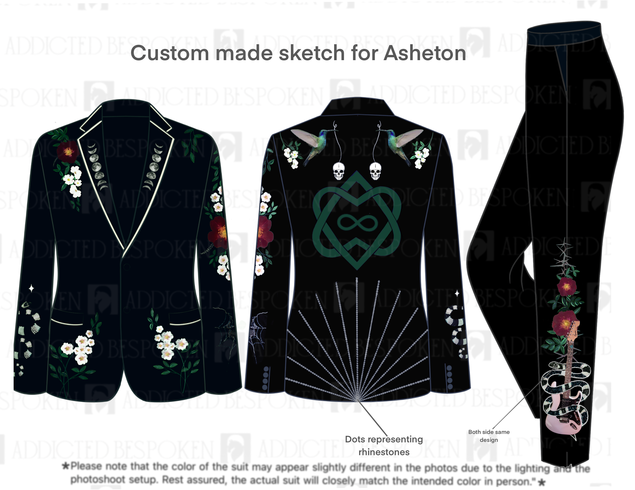 Custom changes on suit for Asheton