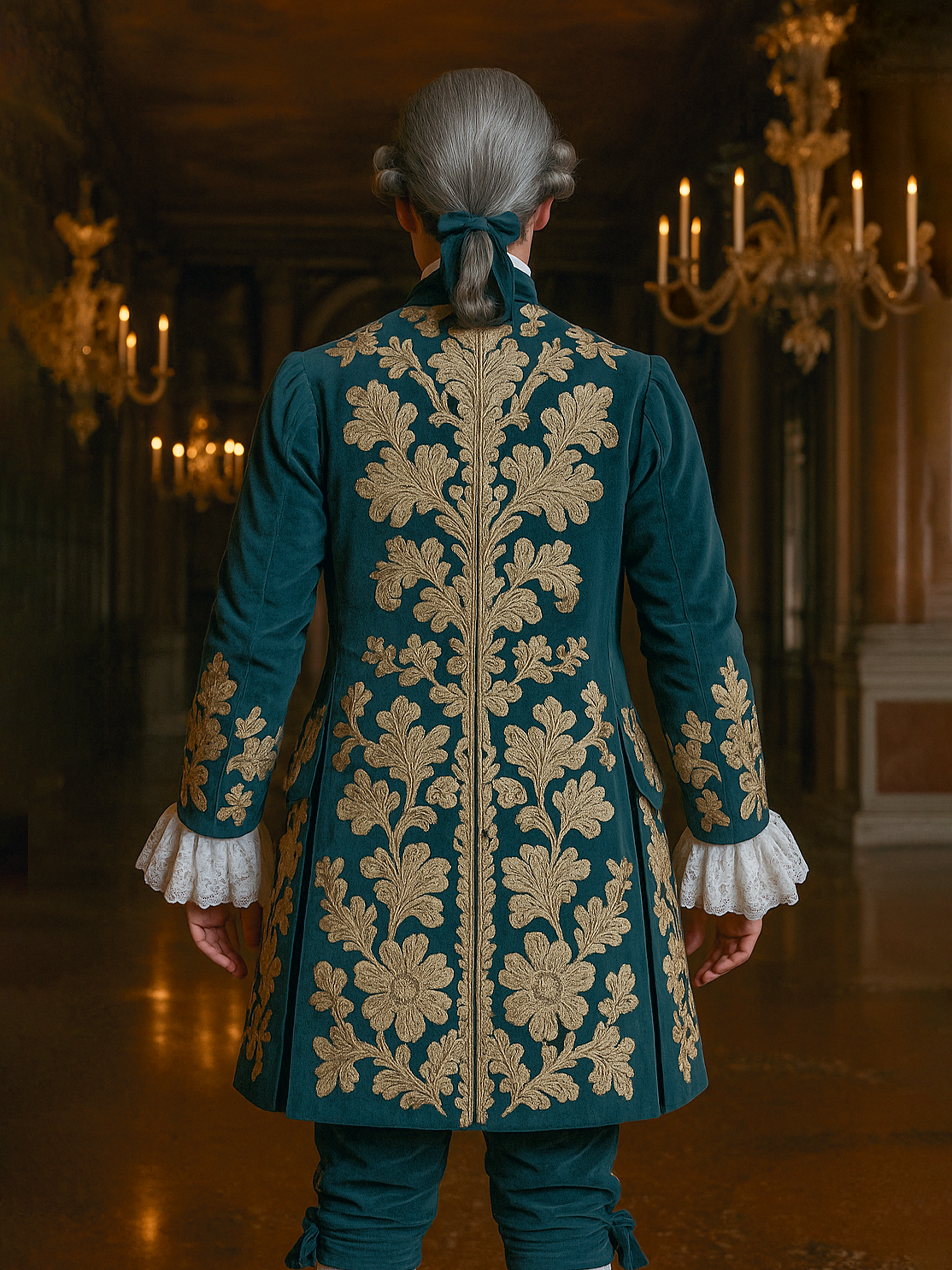 Sapphire Regency Masquerade Costume