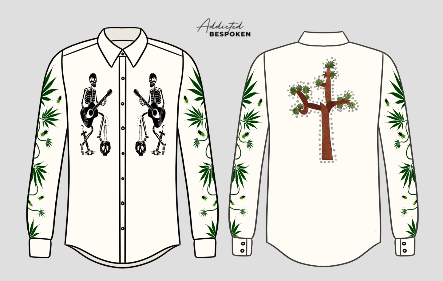 Customize Western Shirt Addicted Bespoken