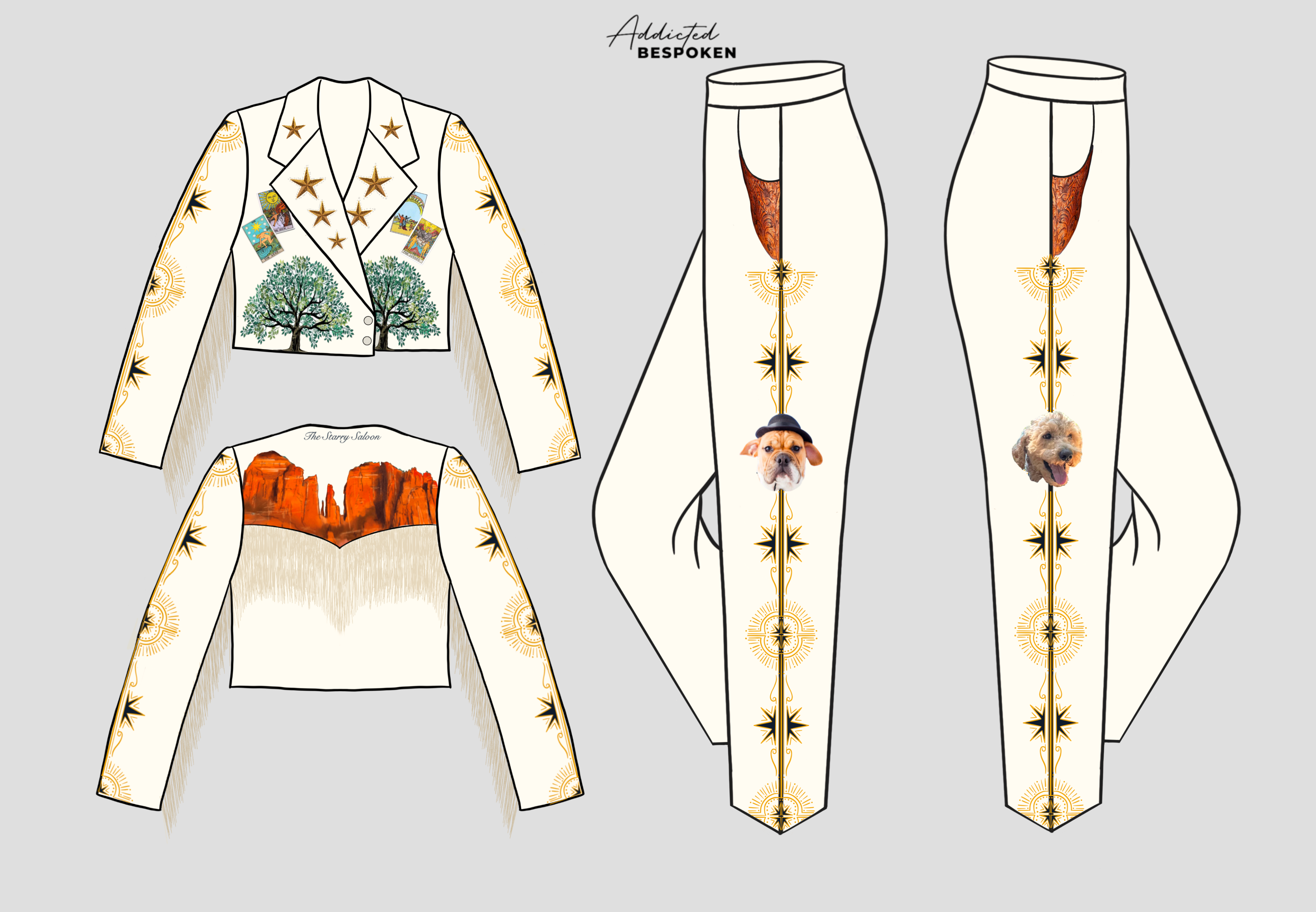 Belie've Custom Western Suit