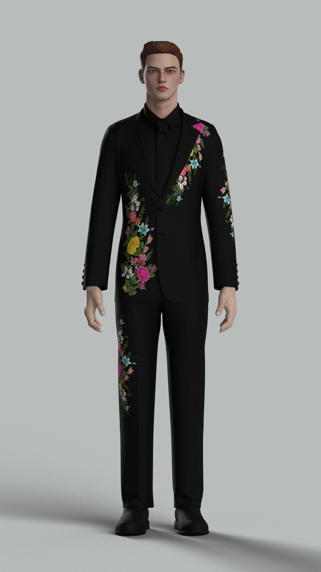 Custom Embroidered 2Piece Suit for Samantha