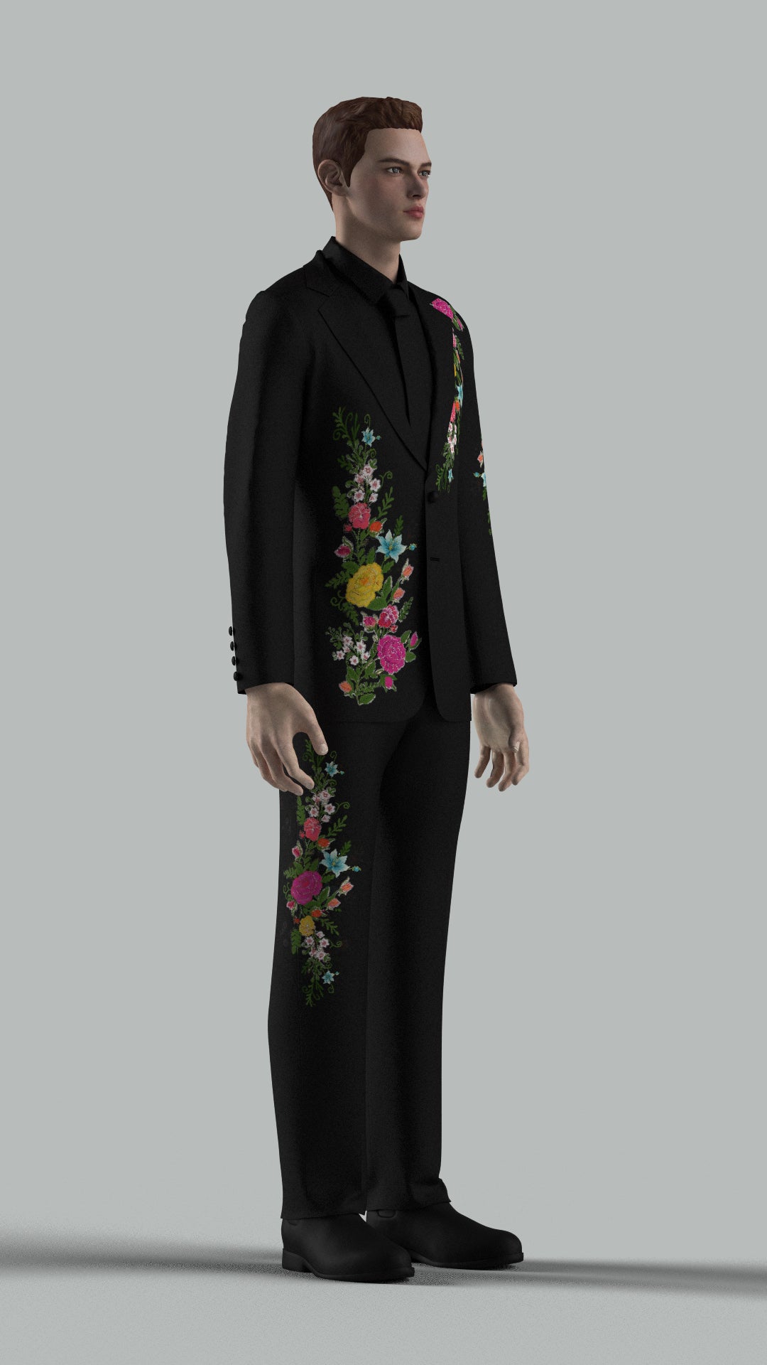 Custom Embroidered 2Piece Suit for Samantha