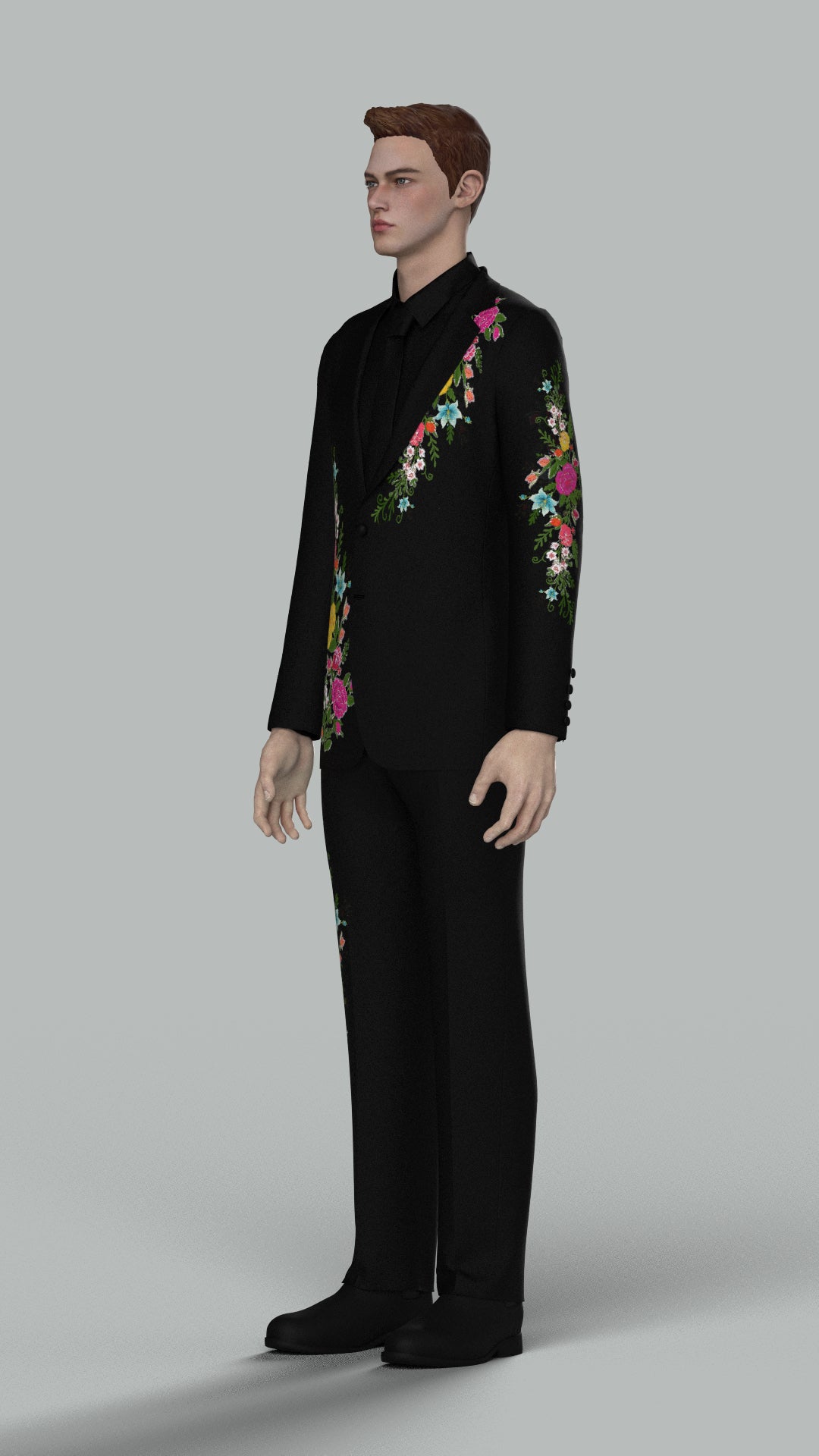 Custom Embroidered 2Piece Suit for Samantha