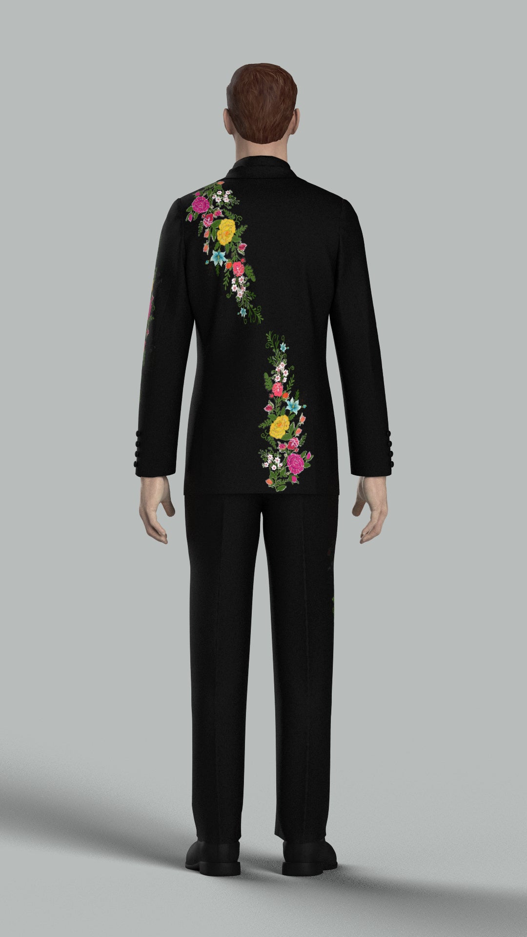 Custom Embroidered 2Piece Suit for Samantha